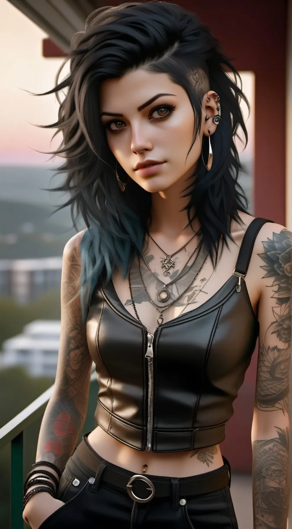 ai character: Raven background