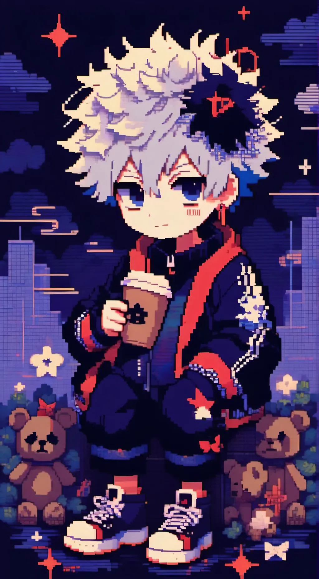 ai character: bakugou background