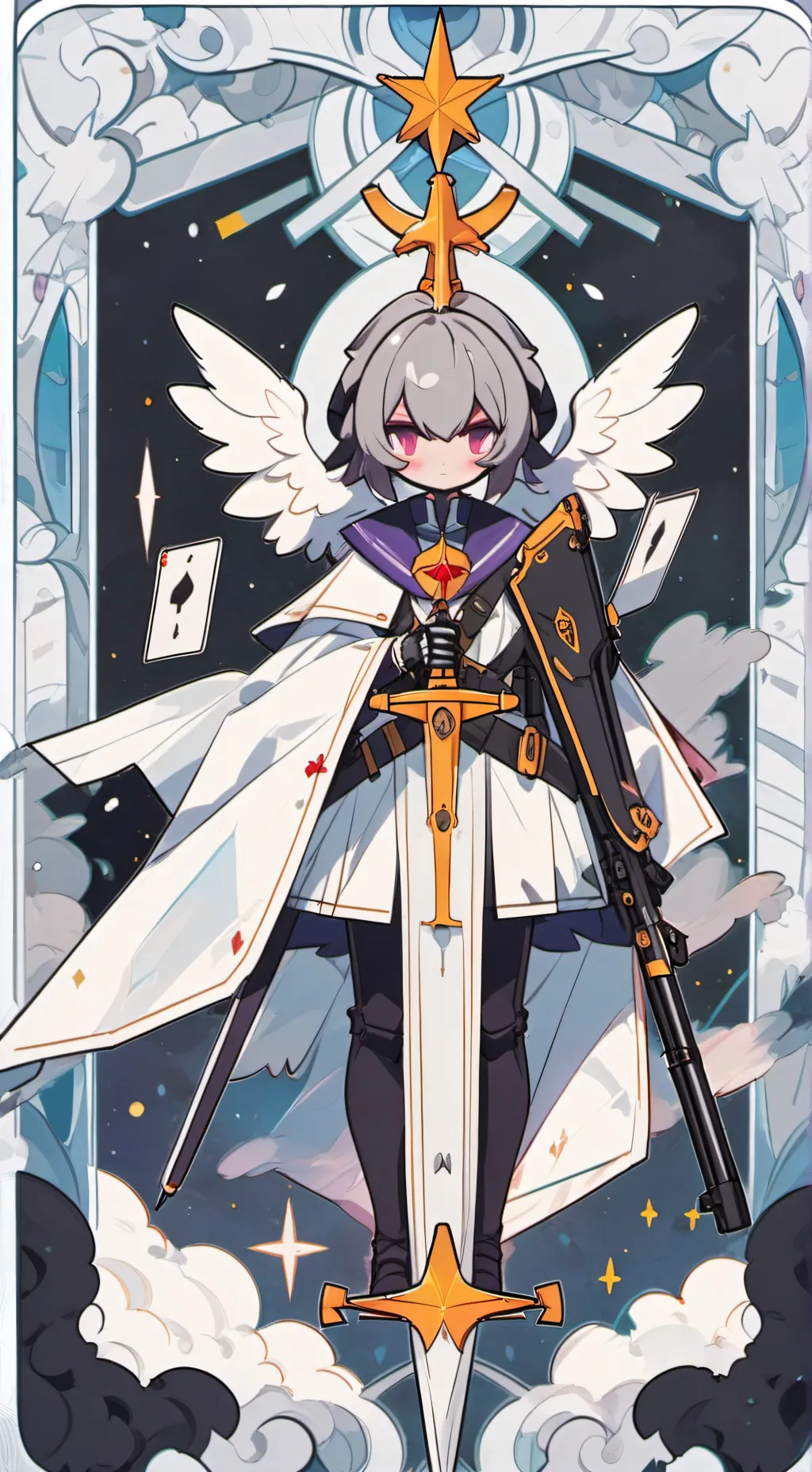 ai character: N and uzi 2 background