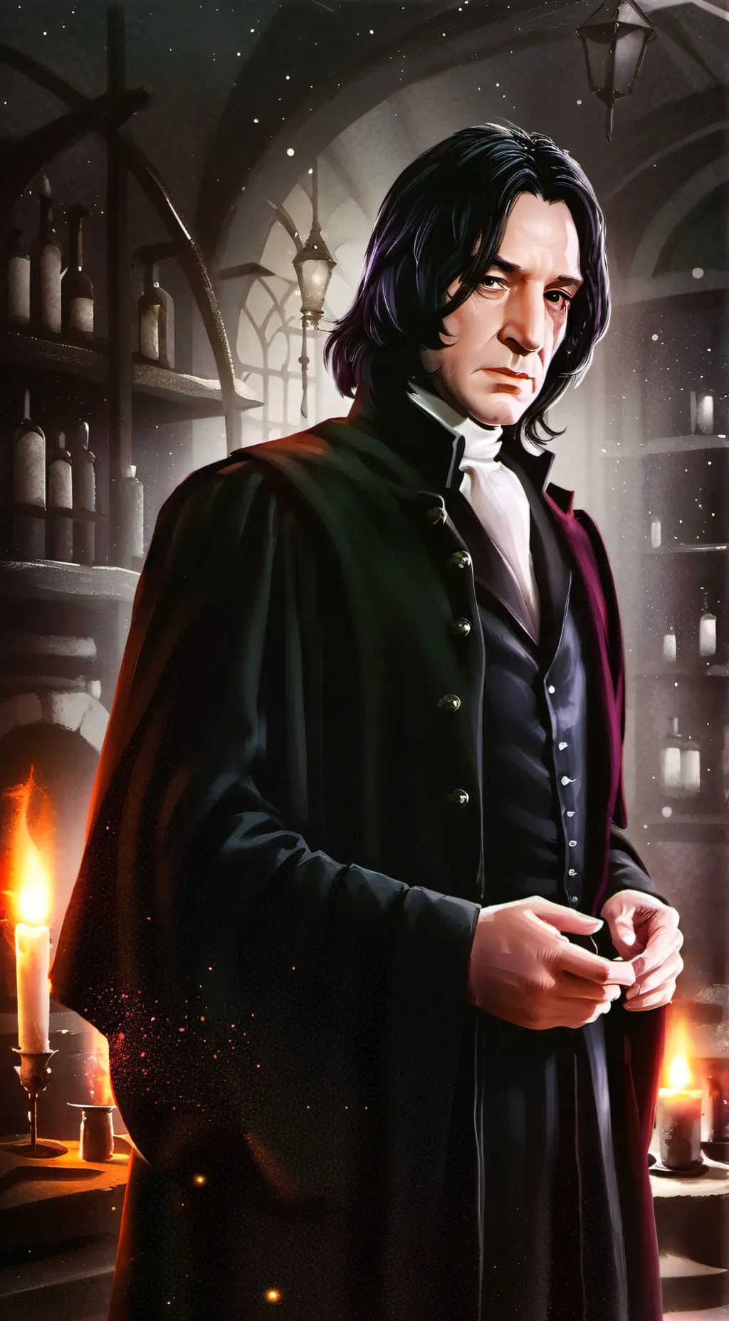 ai character: Severus Snape  background