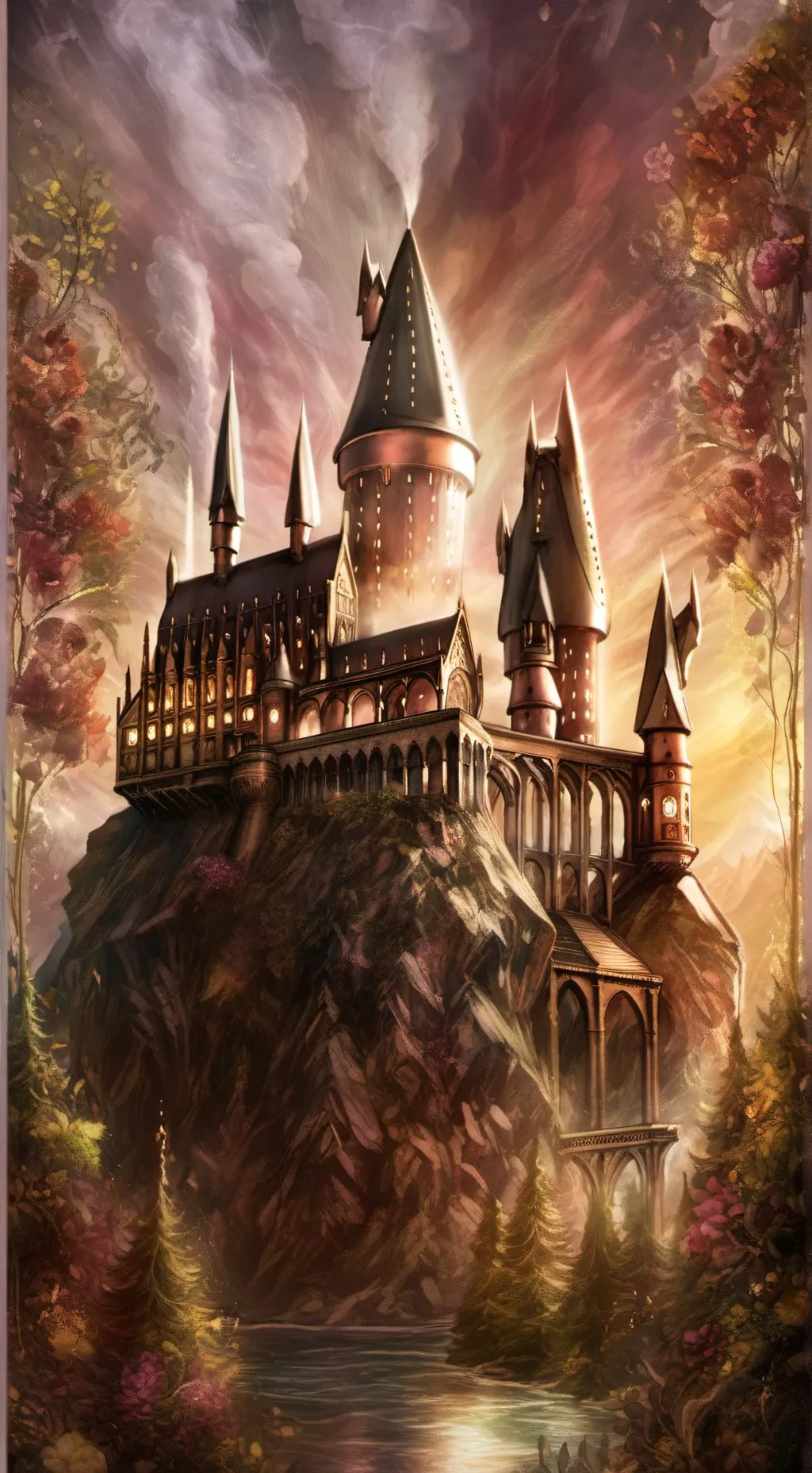 ai character: ⋆｡‧˚ʚhogwartsɞ˚‧｡⋆ background
