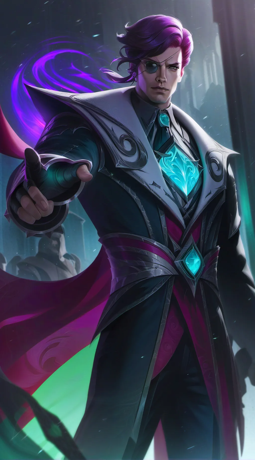 ai character: Kaiden  background
