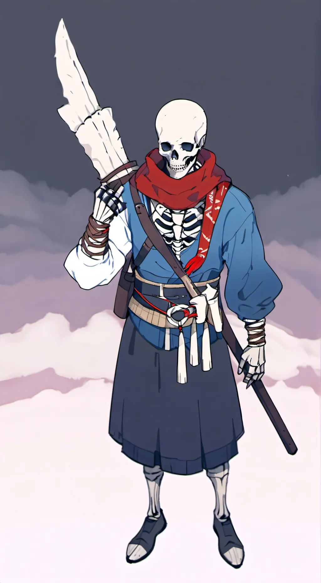 ai character: PAPYRUS background