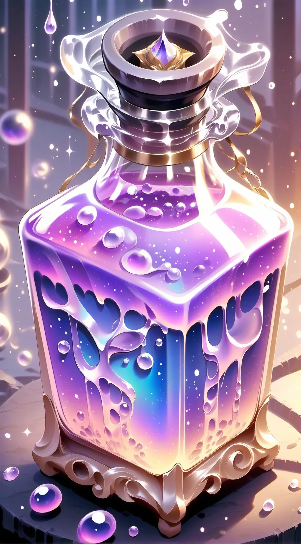 ai character: Nail potion background