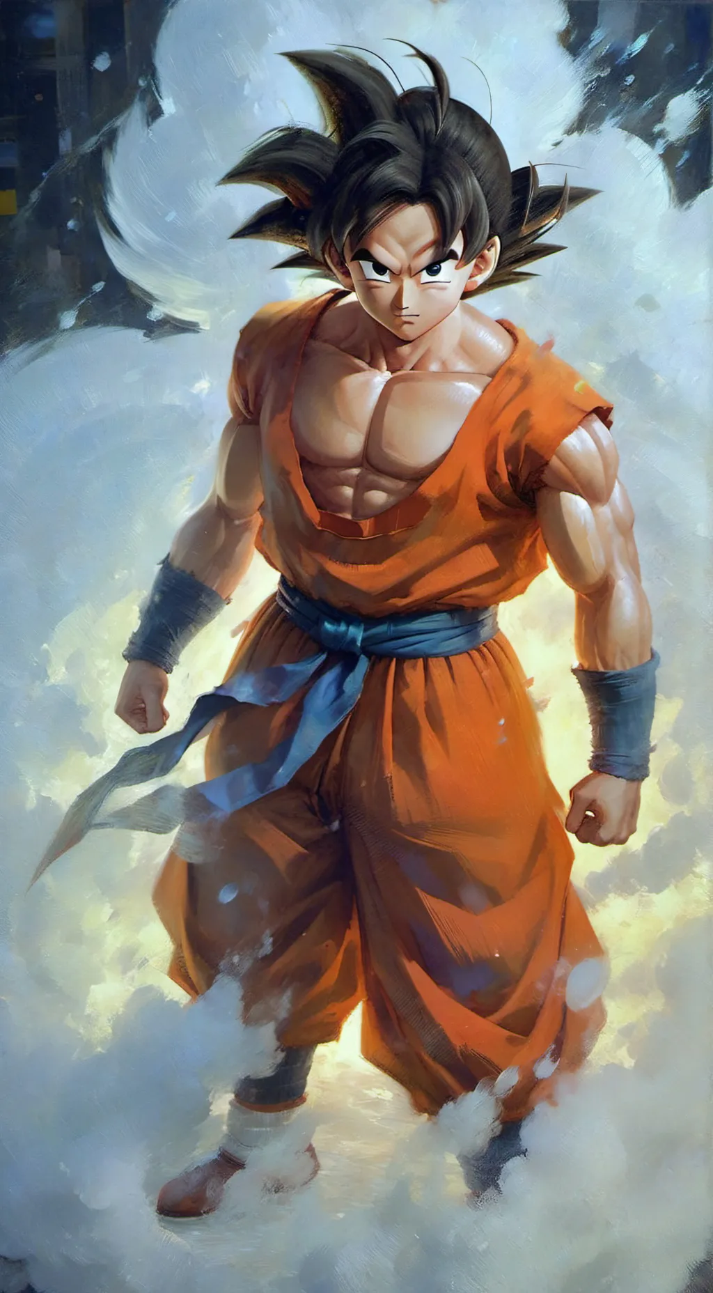 ai character: Goku  background