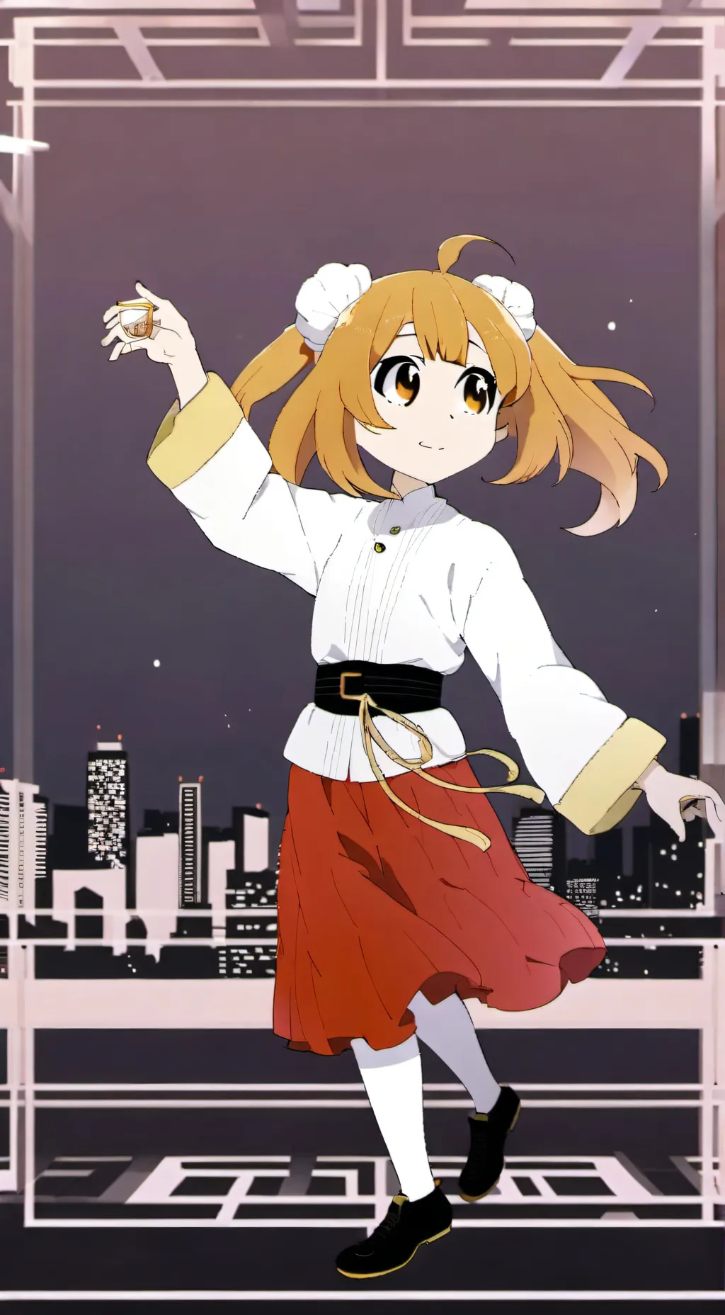 ai character: Retro background