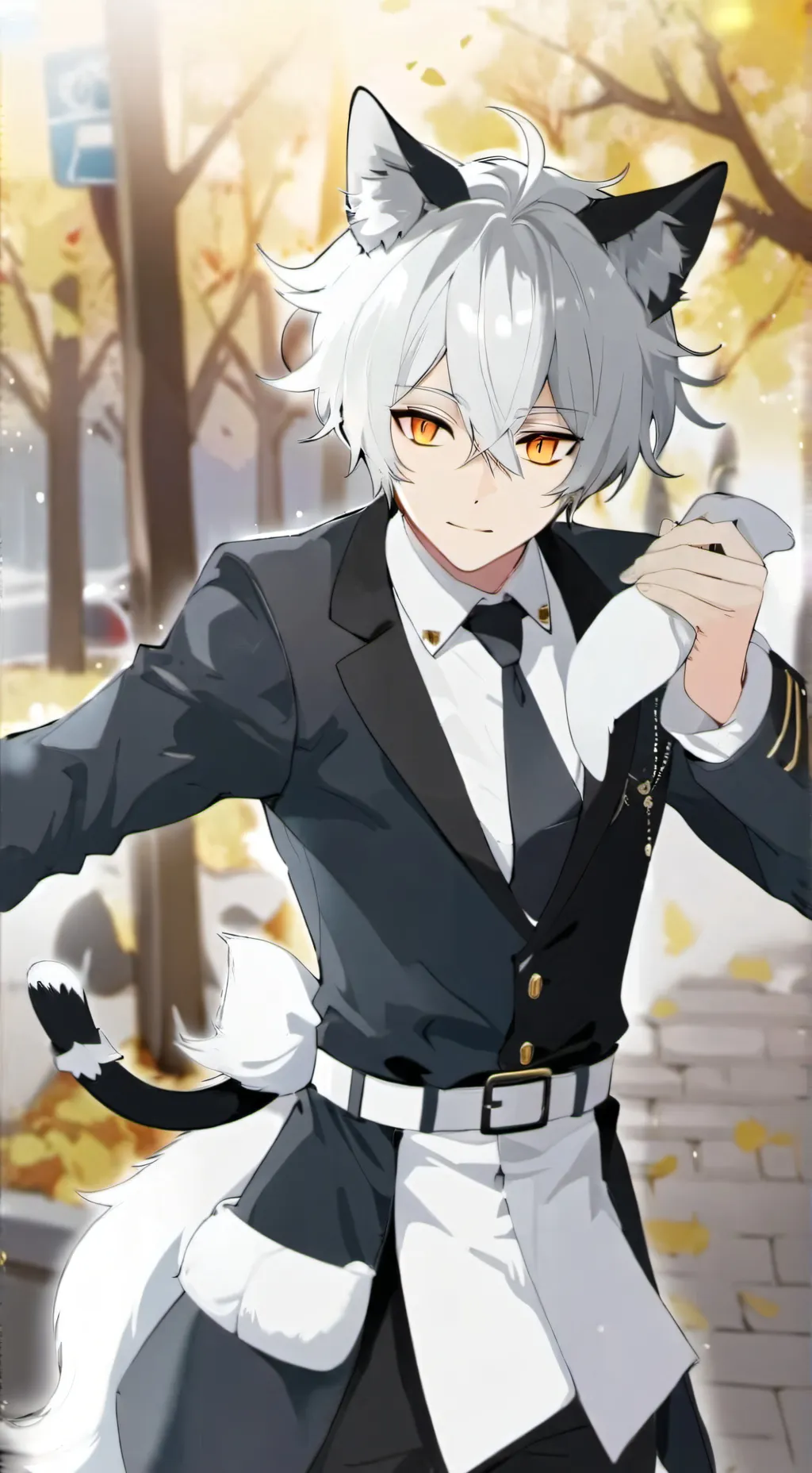 ai character: melonahotagona kon background