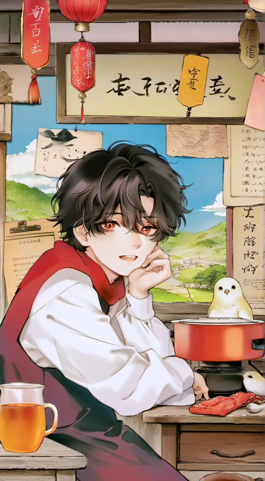 ai character: andrew background