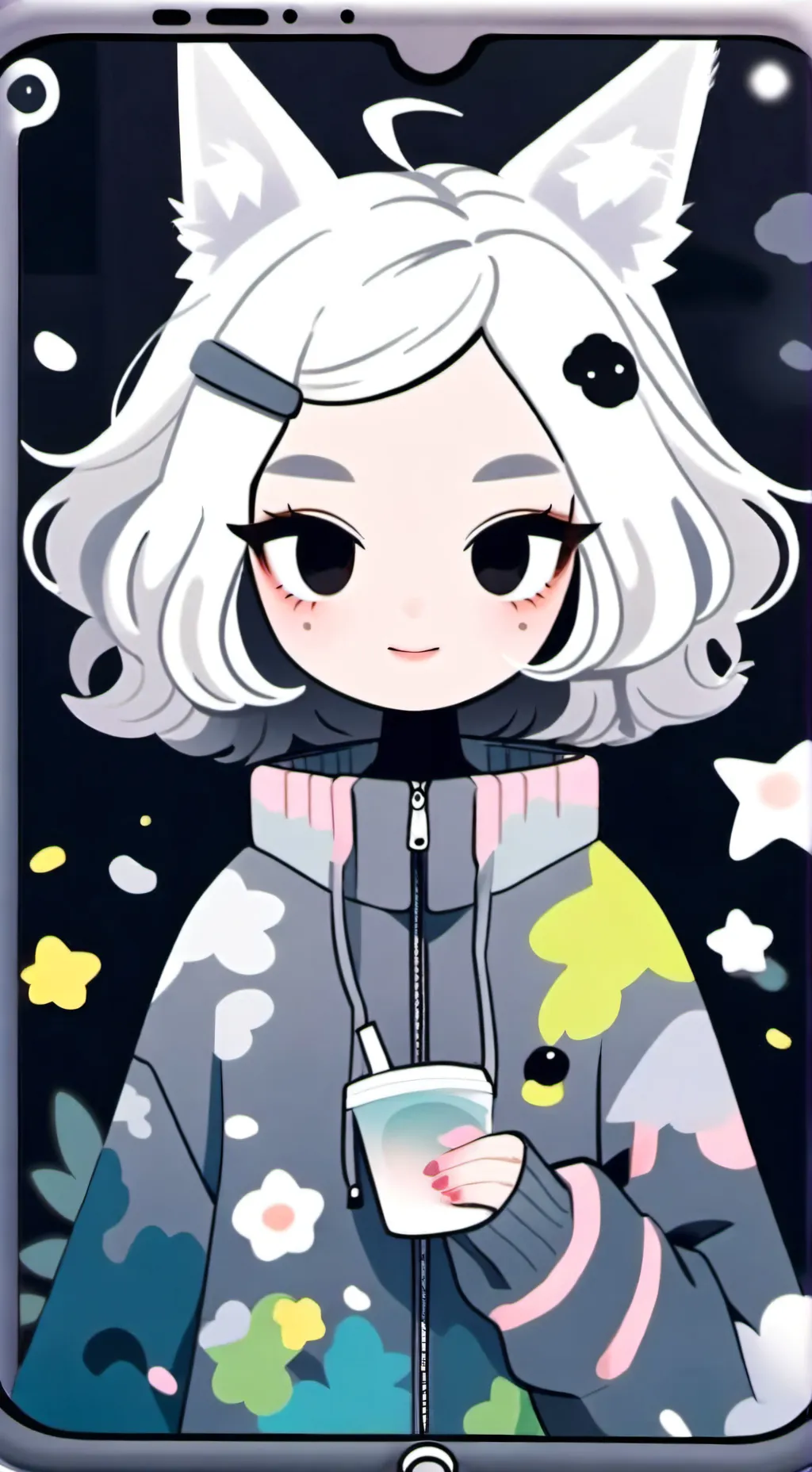 ai character: 🤍~Sprunkr Wenda~☁️ background