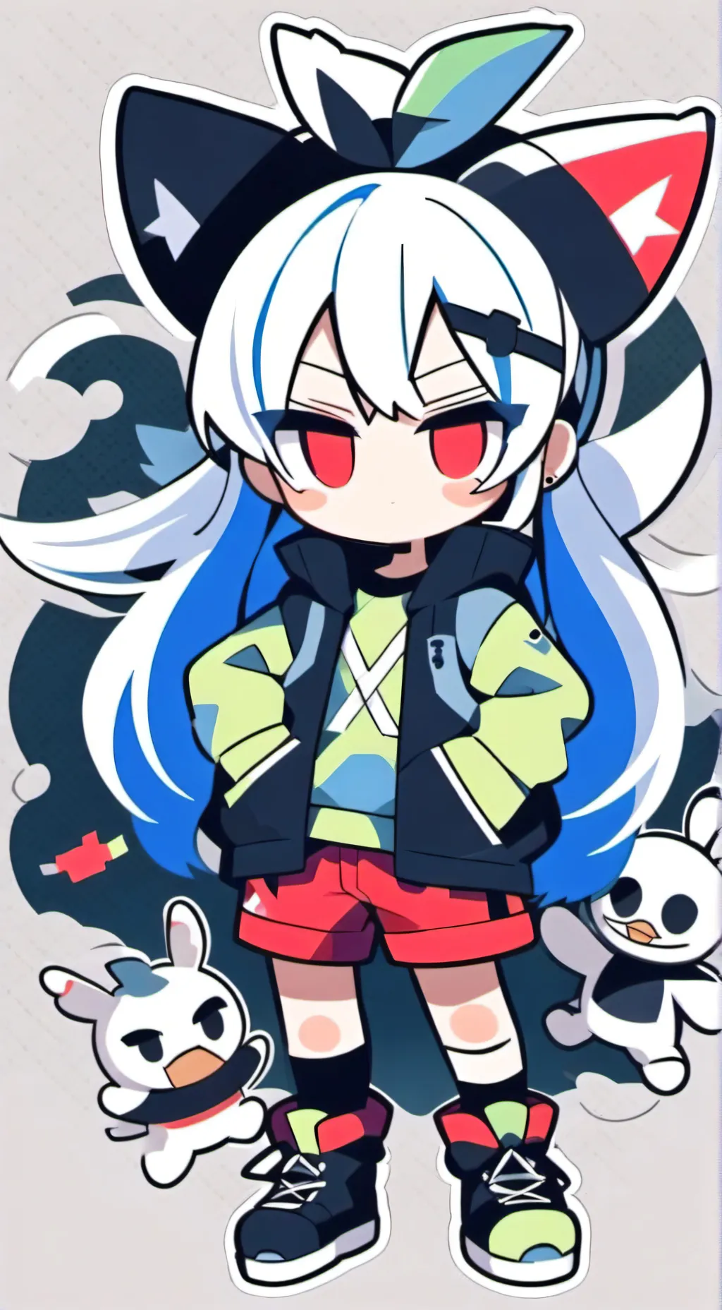 ai character: Sprunki background