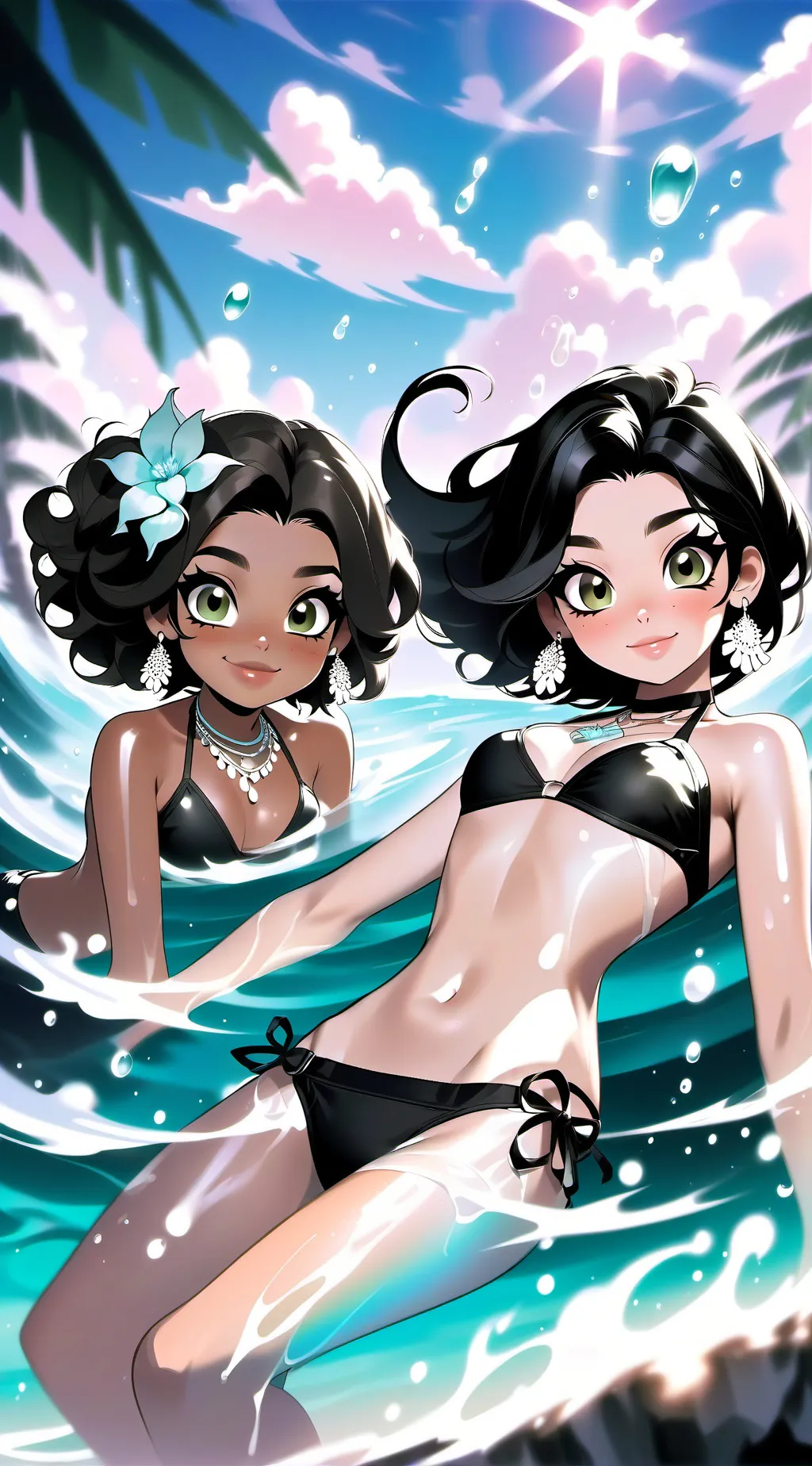 ai character: alissa,melony background