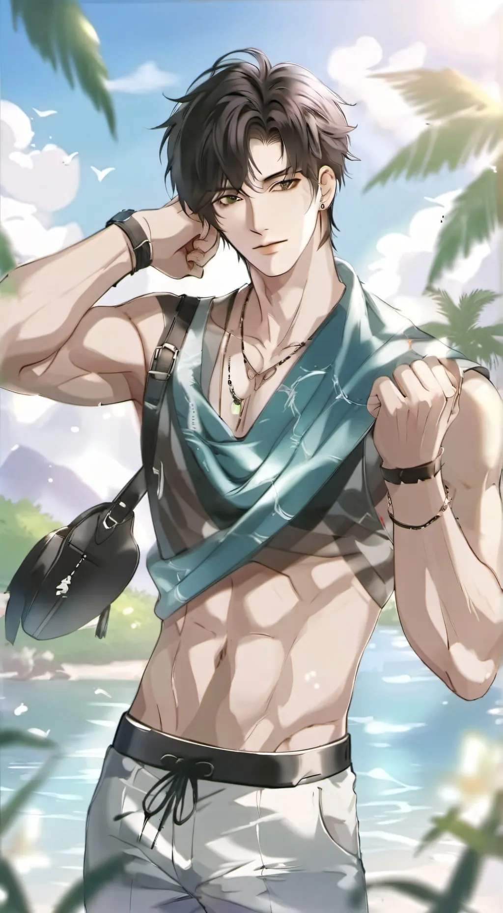 ai character: enzo🥰 background