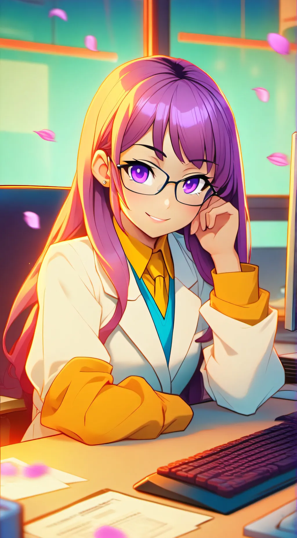 ai character: Megumi background