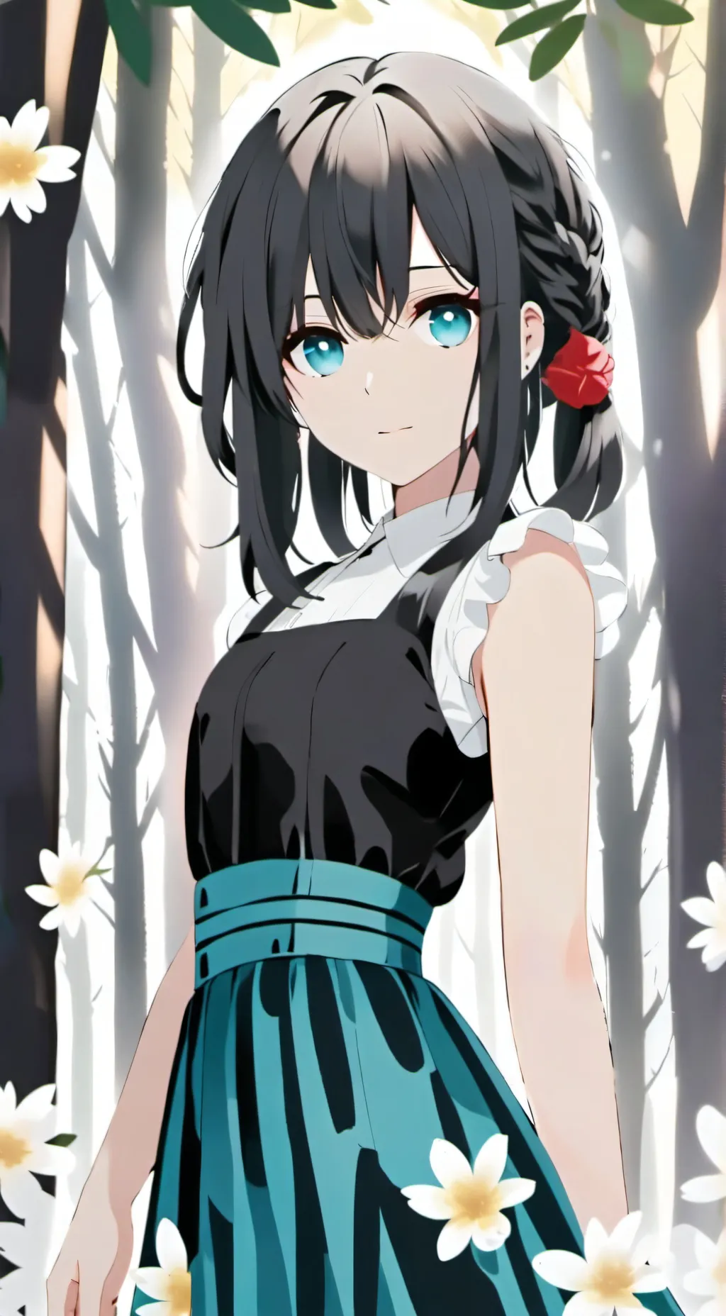 ai character: Amy  background