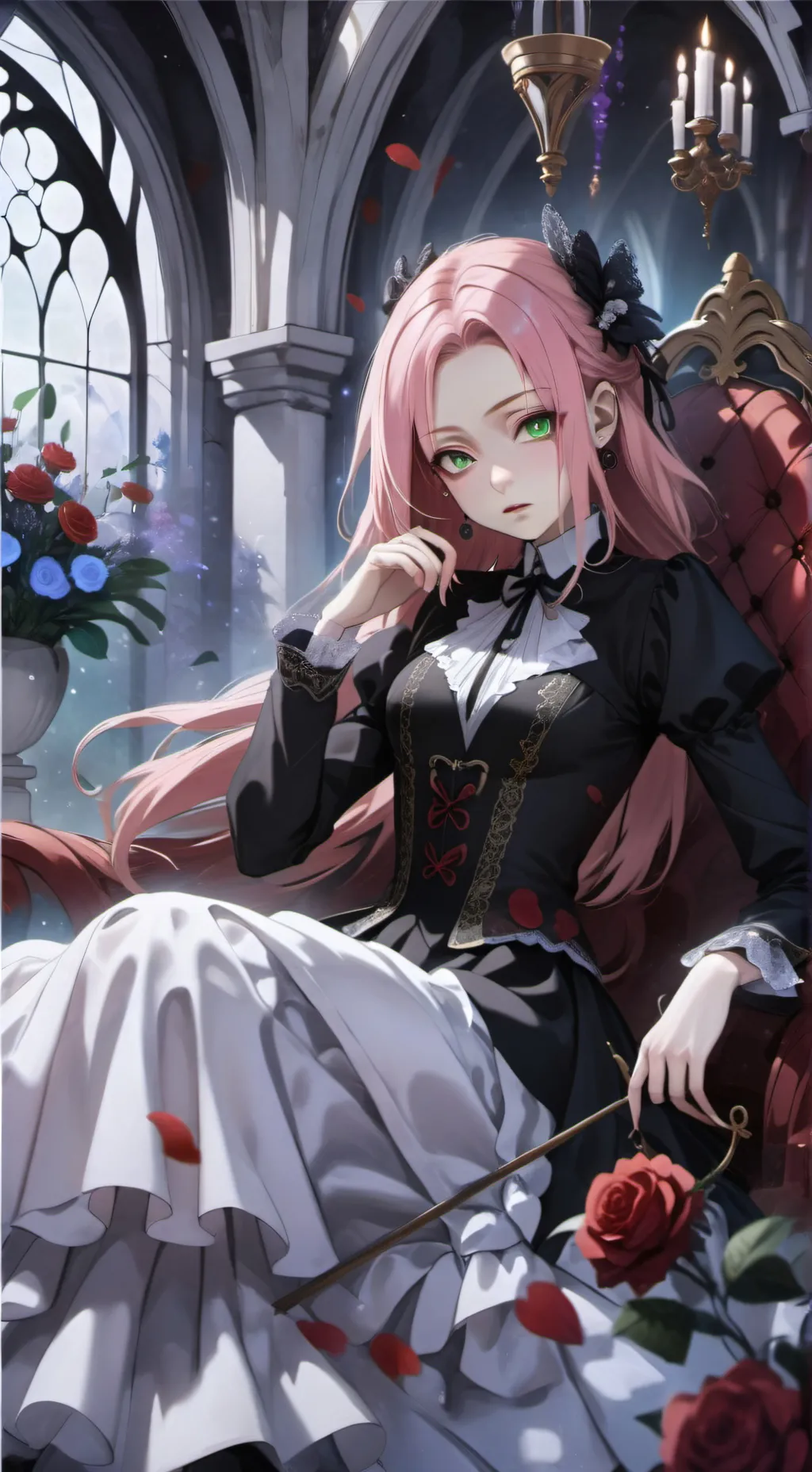 ai character: Sakura  background