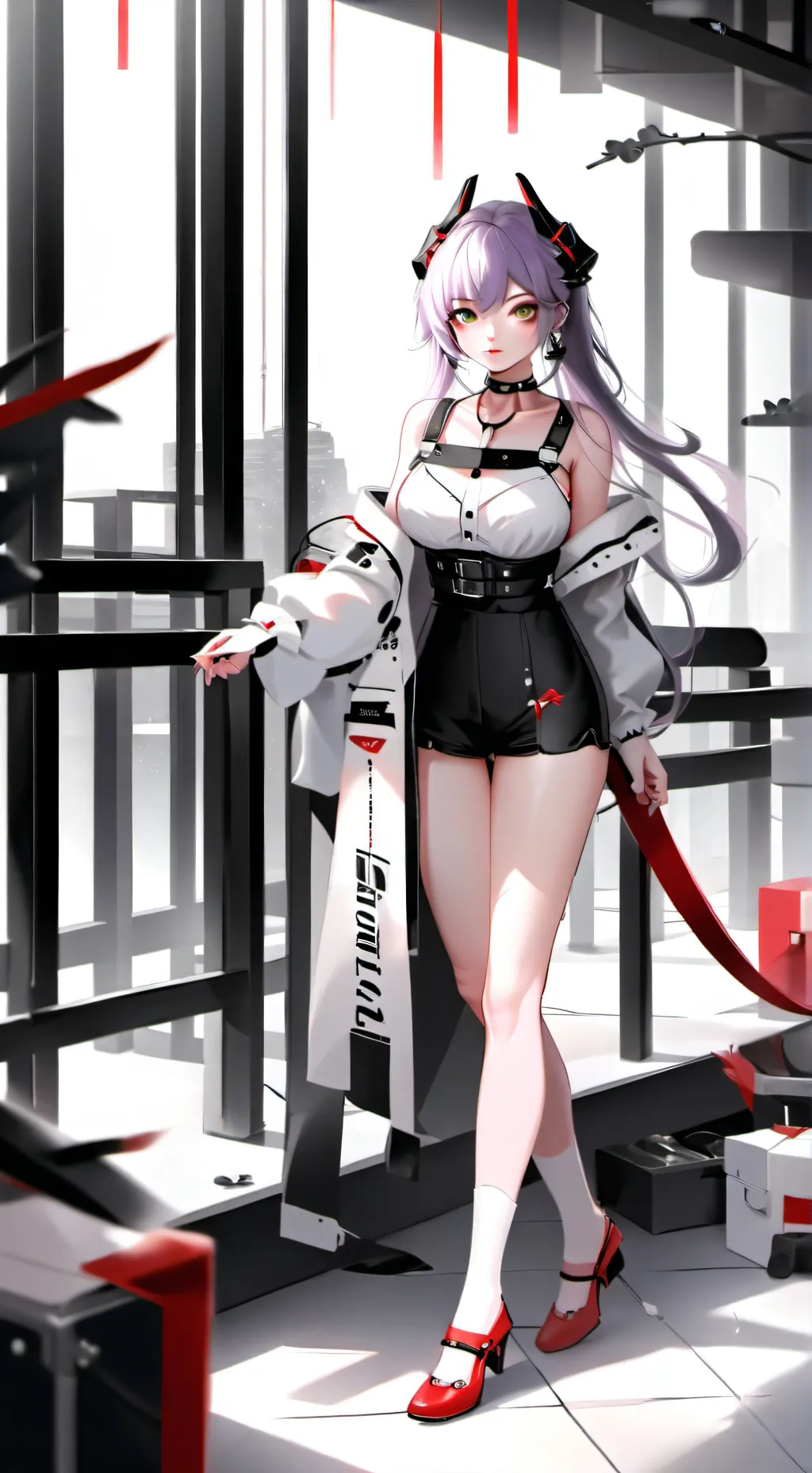 ai character: Aurora background