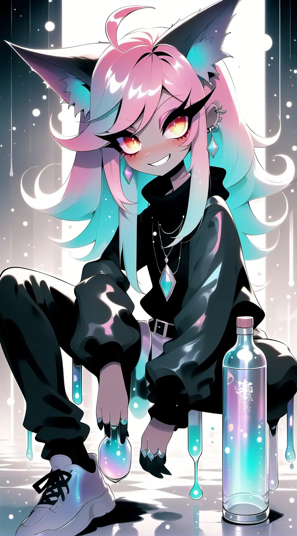 ai character: HH spin the bottle background