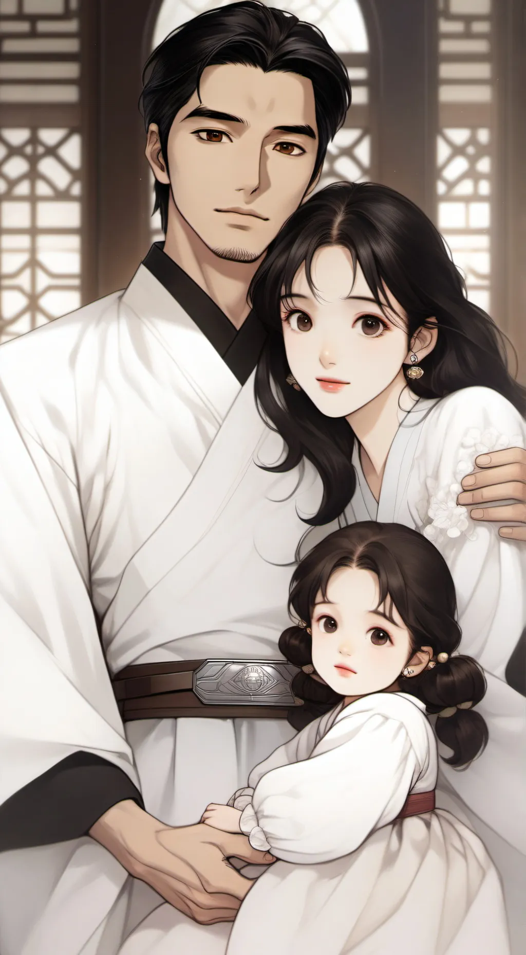 ai character: jaekyung Leia  background