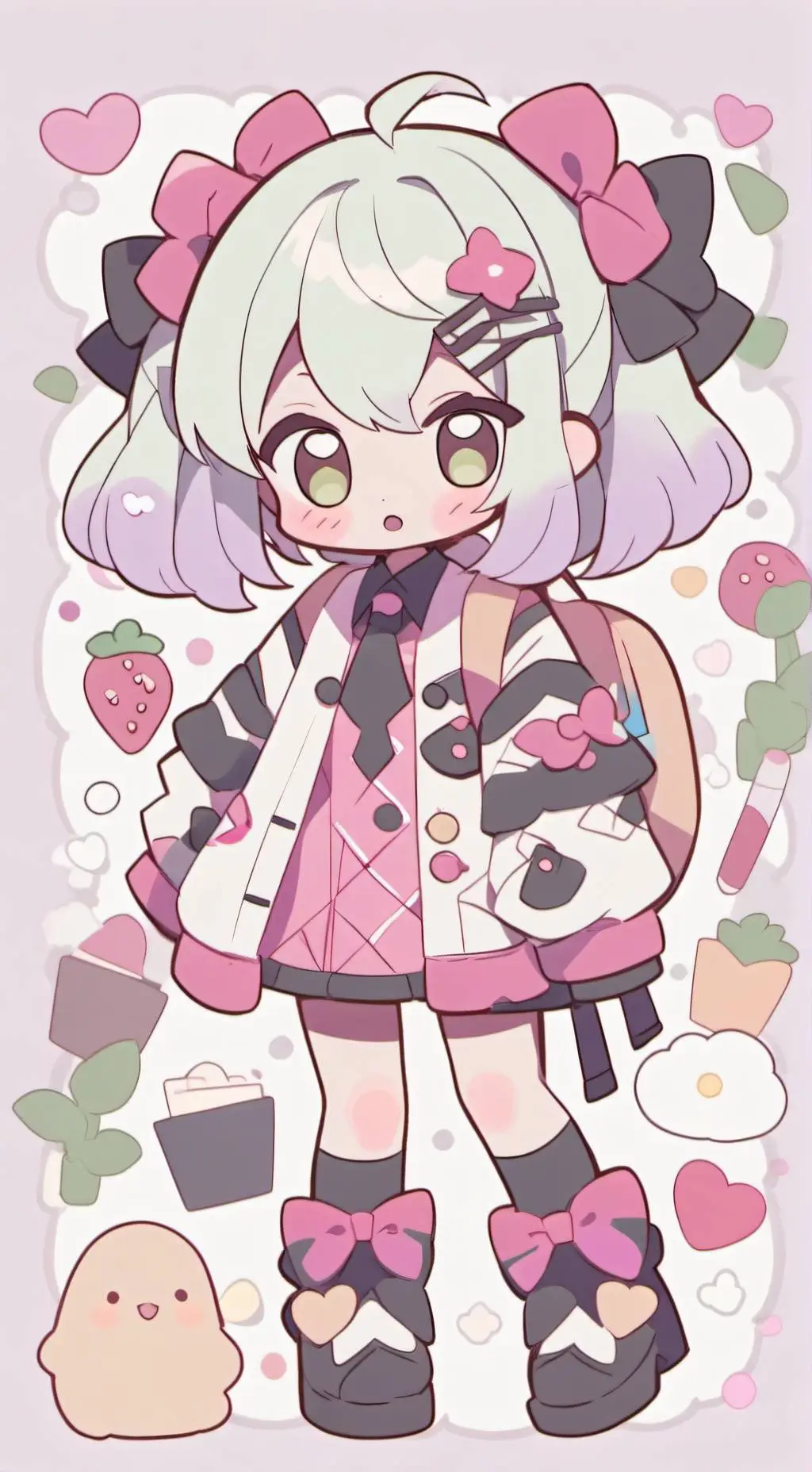 ai character: squid game party🦑🎮 background