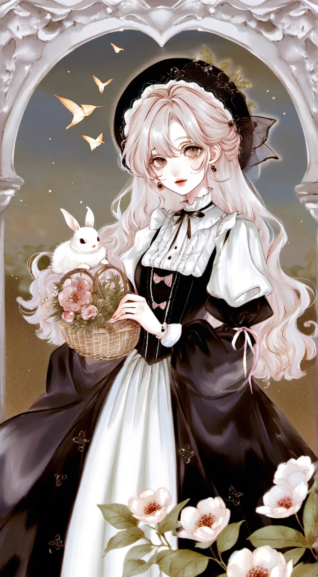 ai character: Meline background