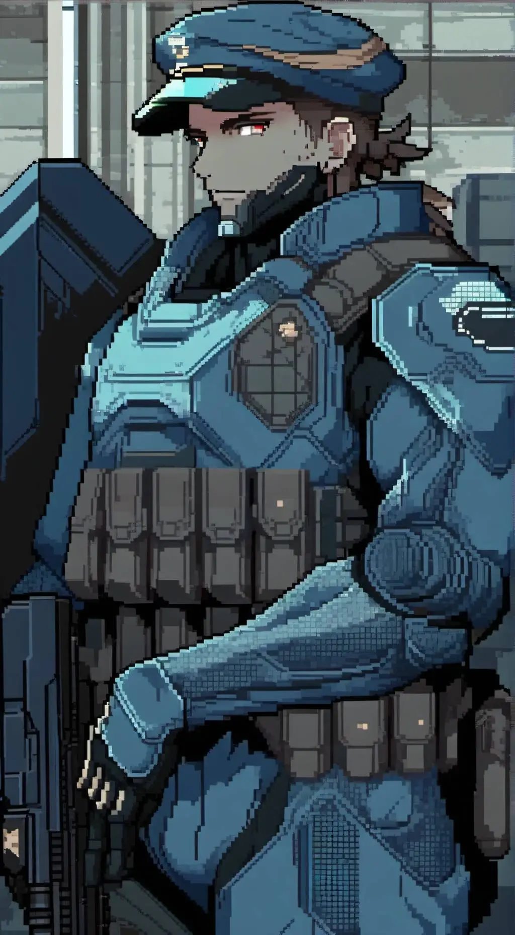 ai character: Escavier Sheperd background