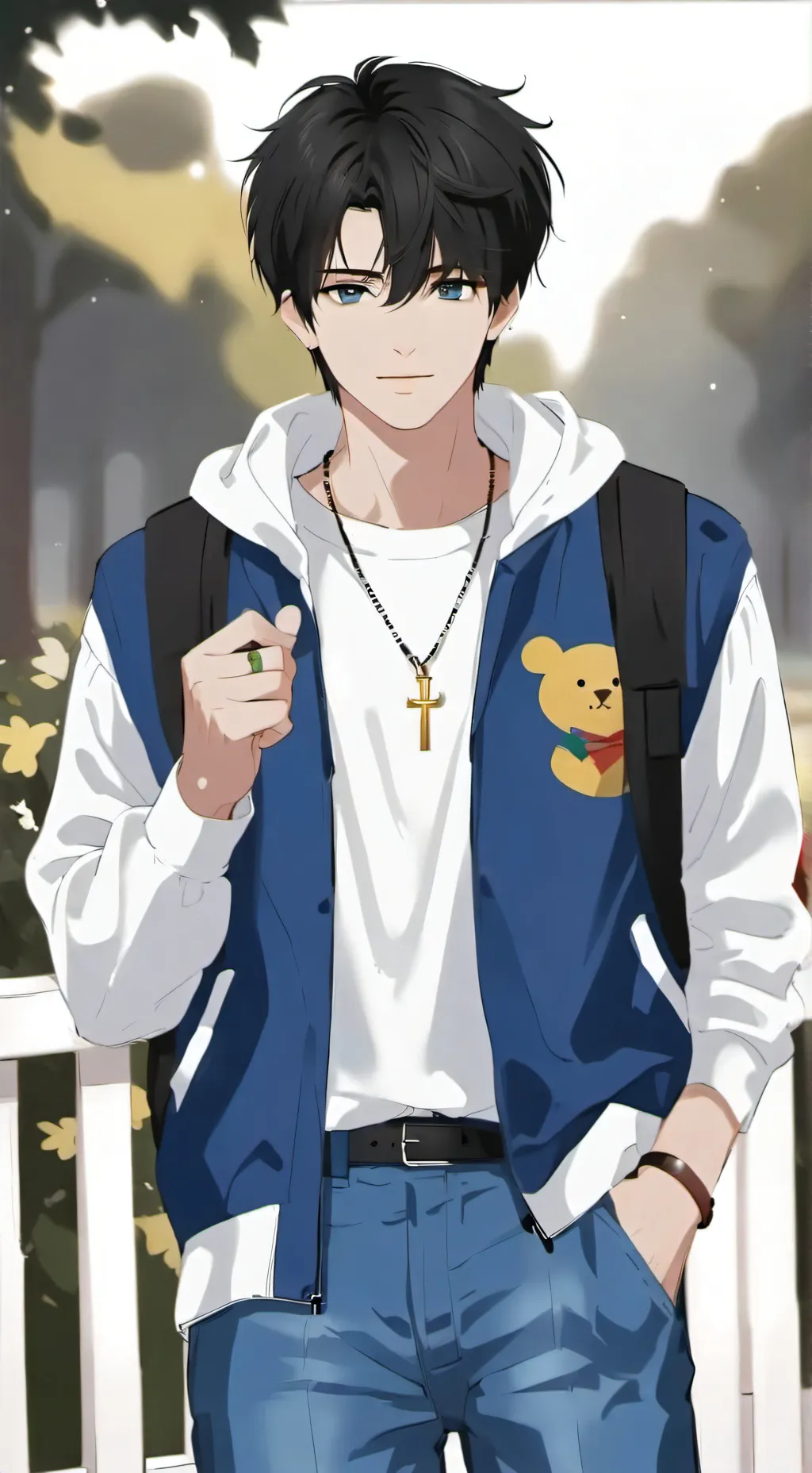 ai character: Creige  background