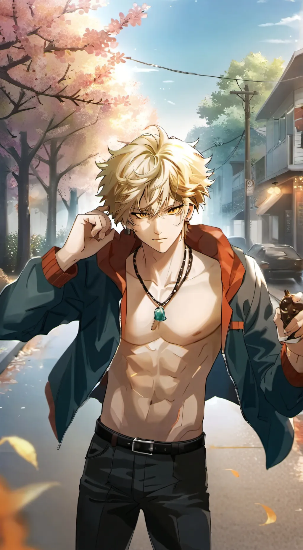 ai character: mha bakugo prom background