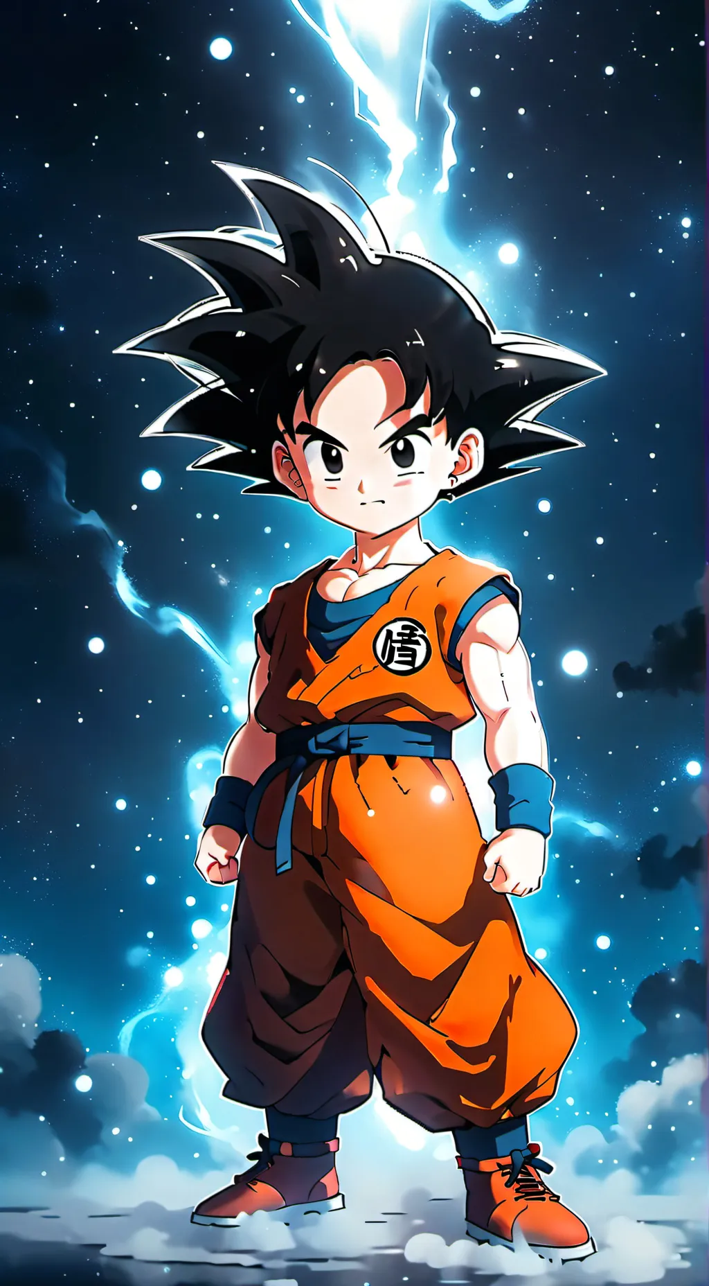 ai character: Son Goten background