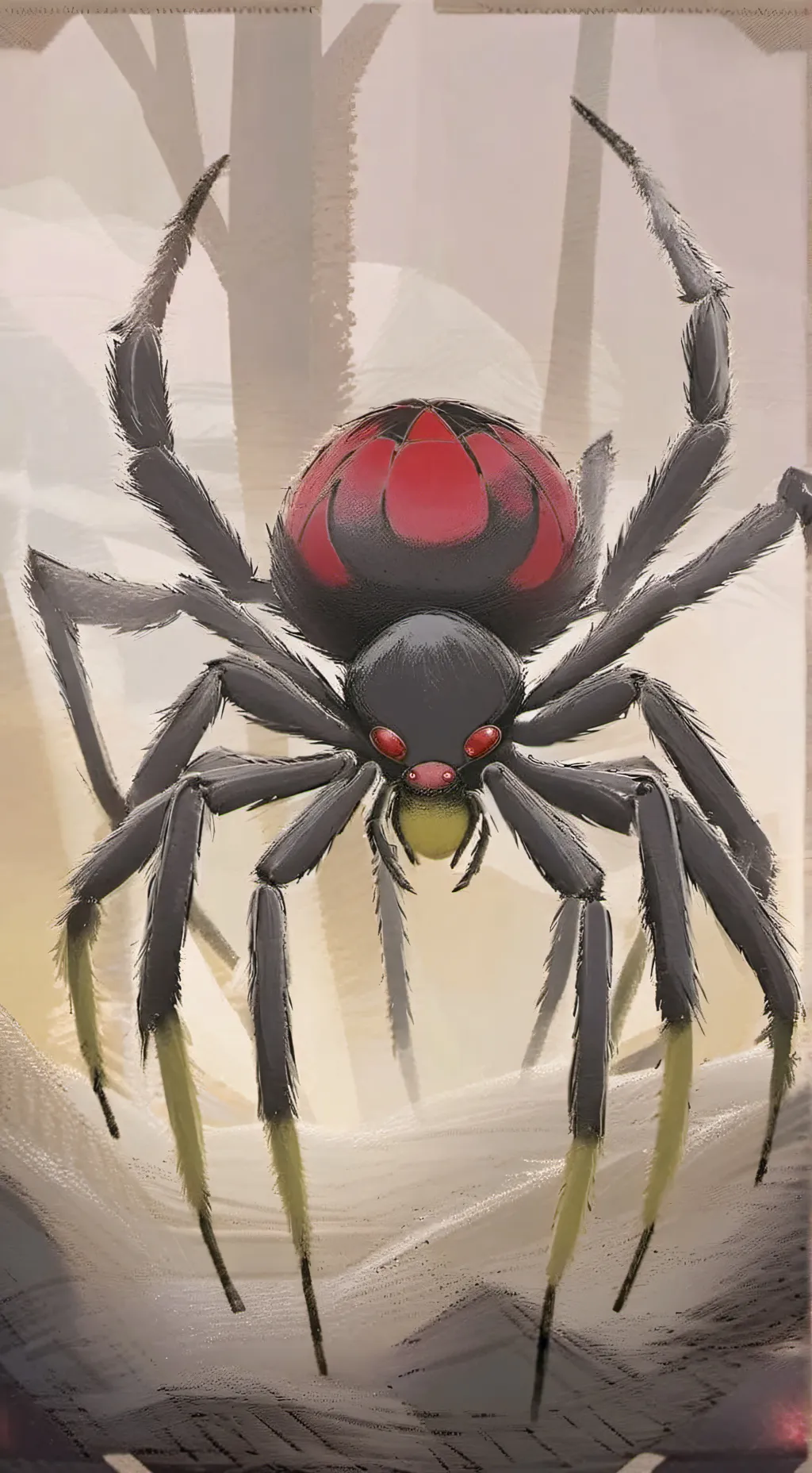 ai character: crawltula background