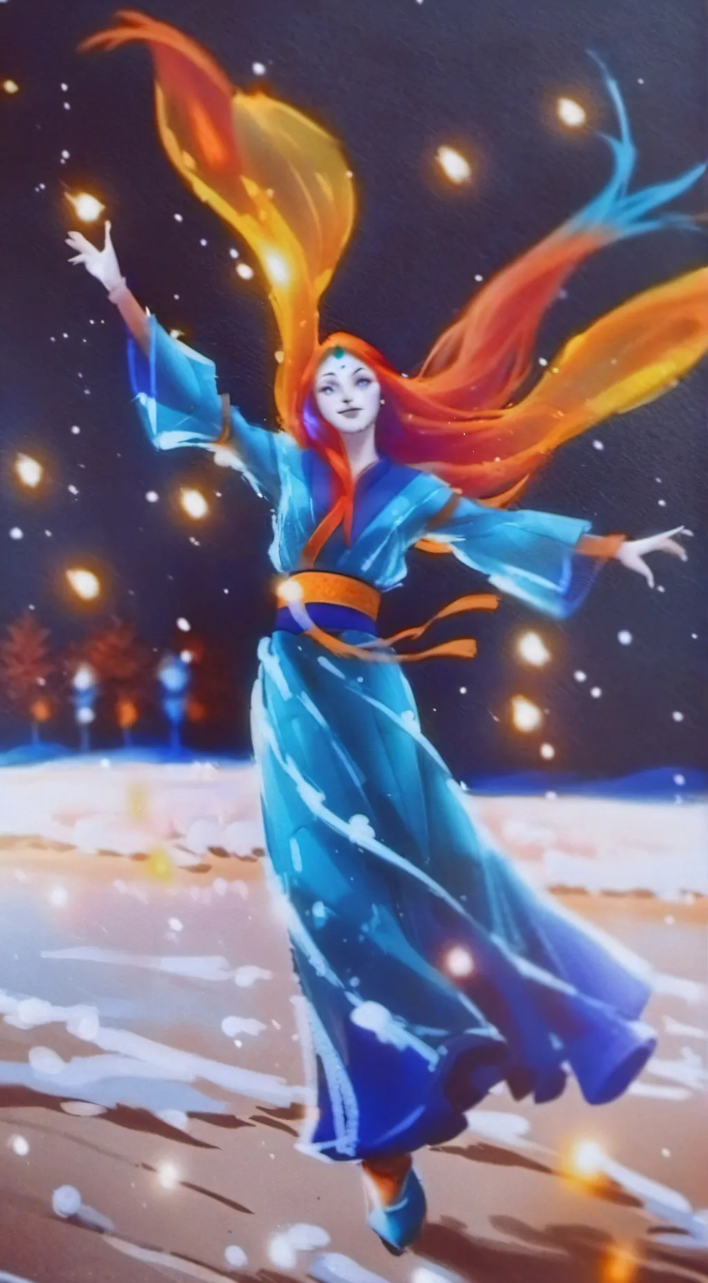 ai character: Mihaly just dance  background