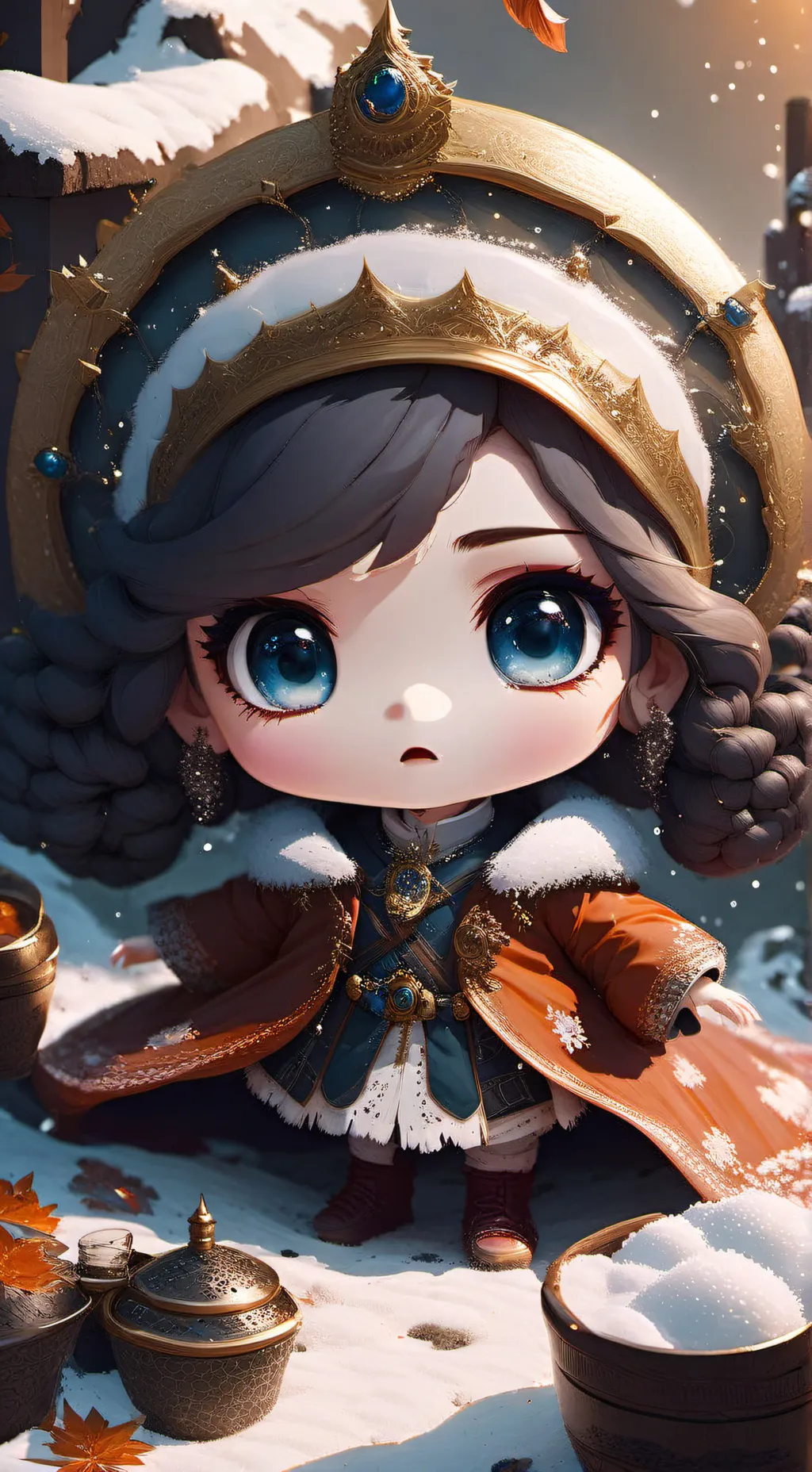 ai character: Nora  background