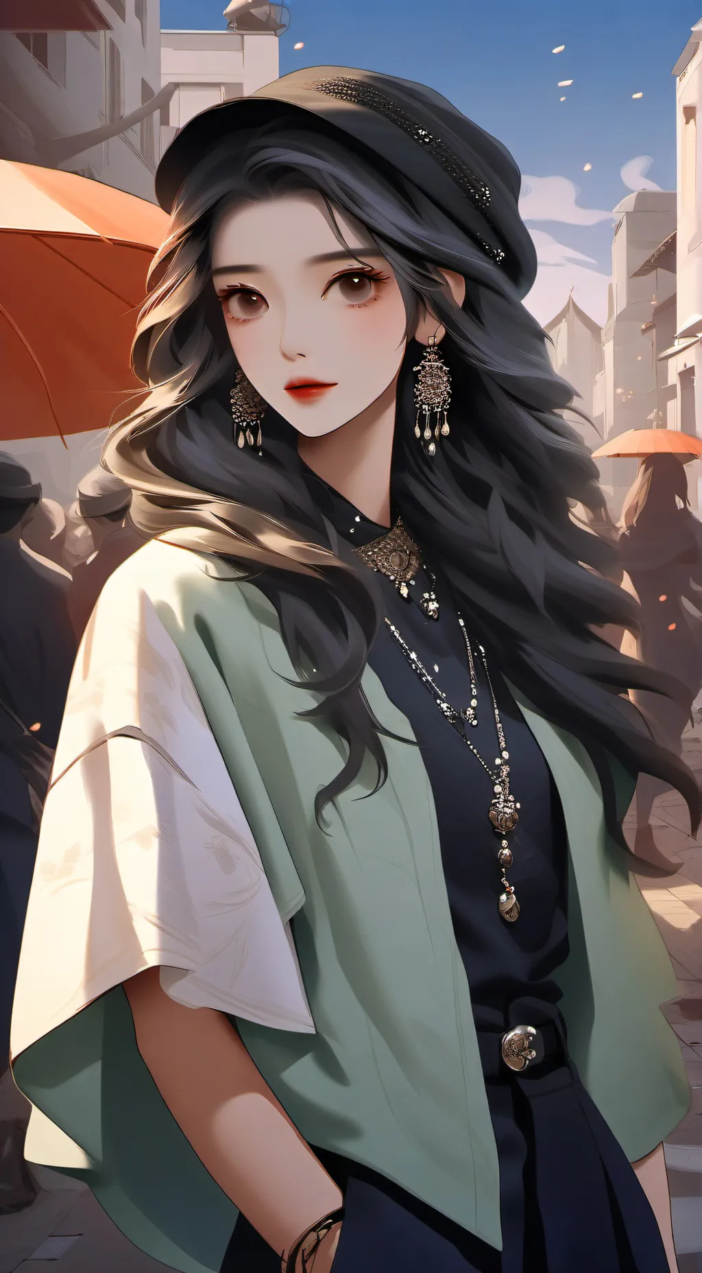 ai character: tadc at starbucks background