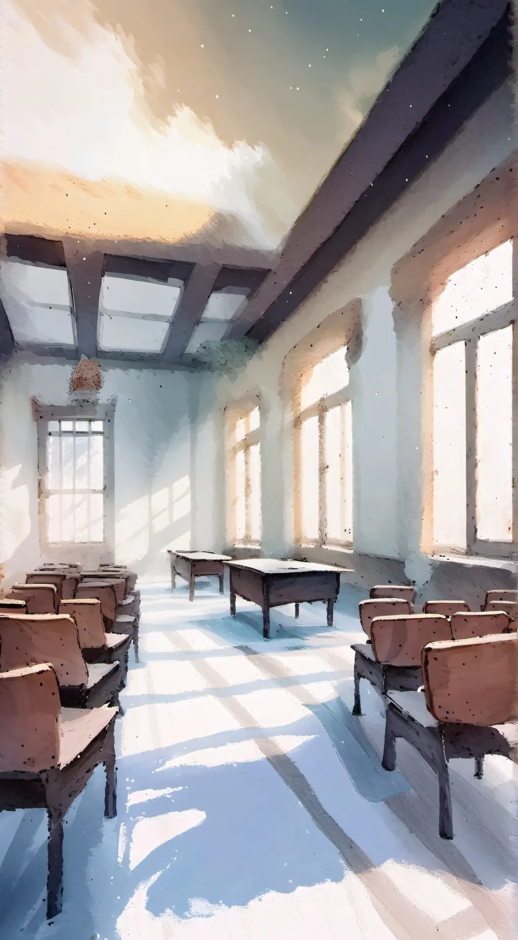 ai character: Classroom background