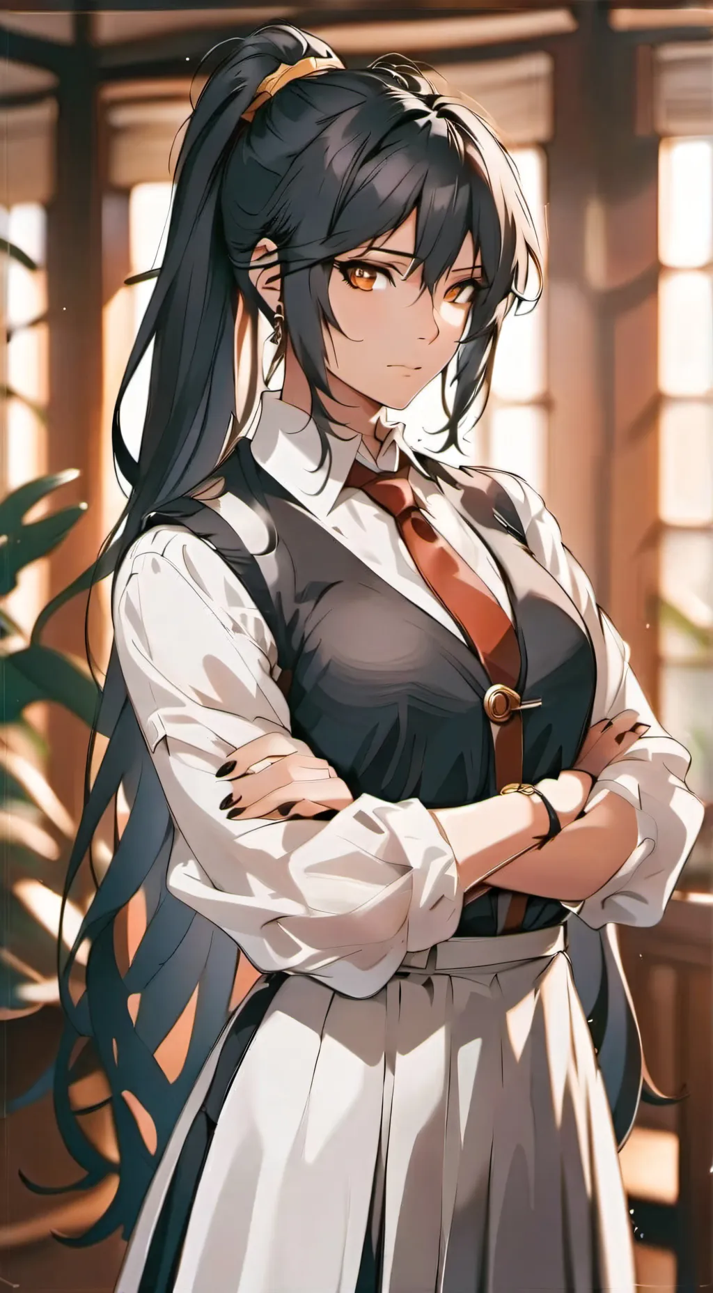 ai character: annie background