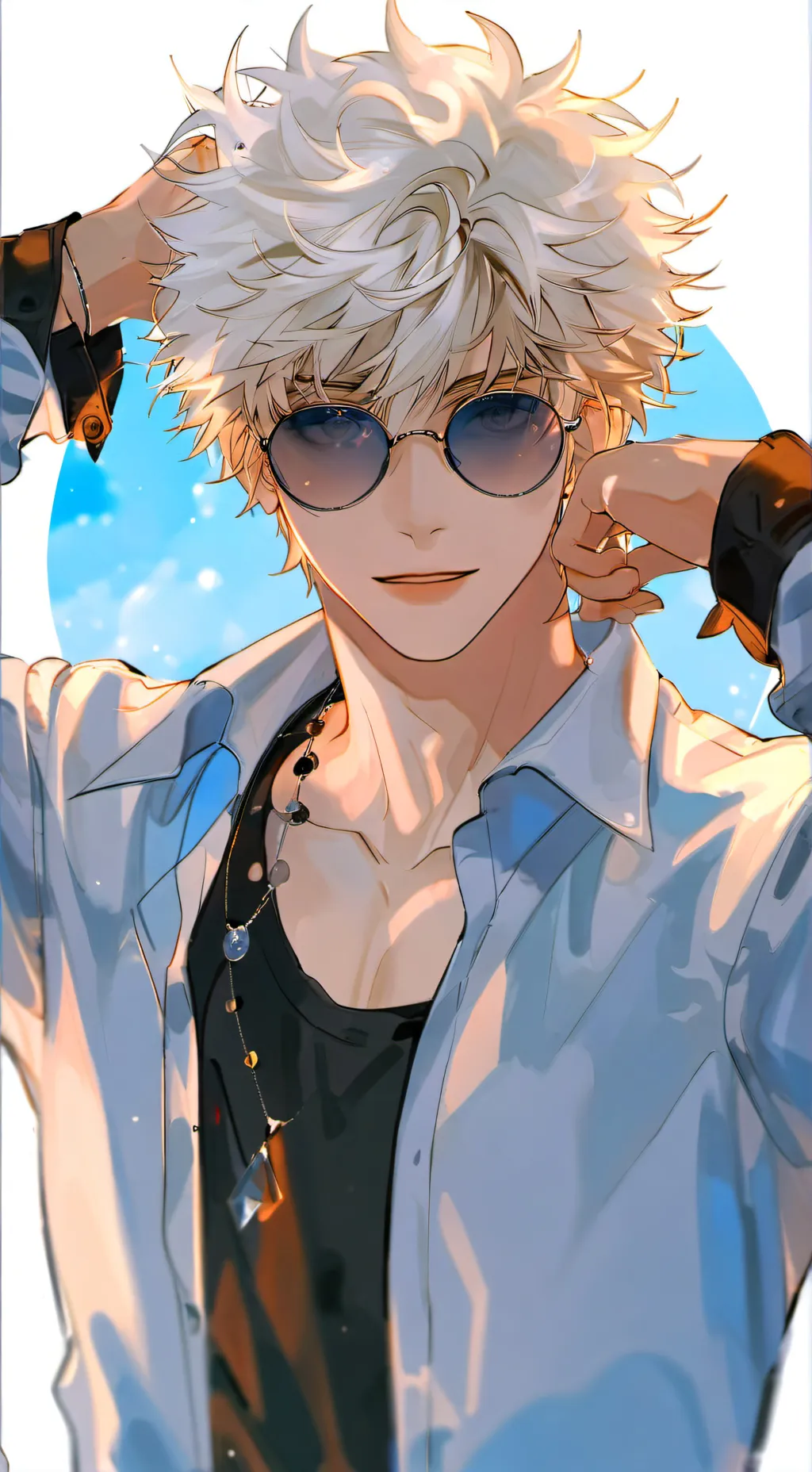 ai character: Satarou gojo background