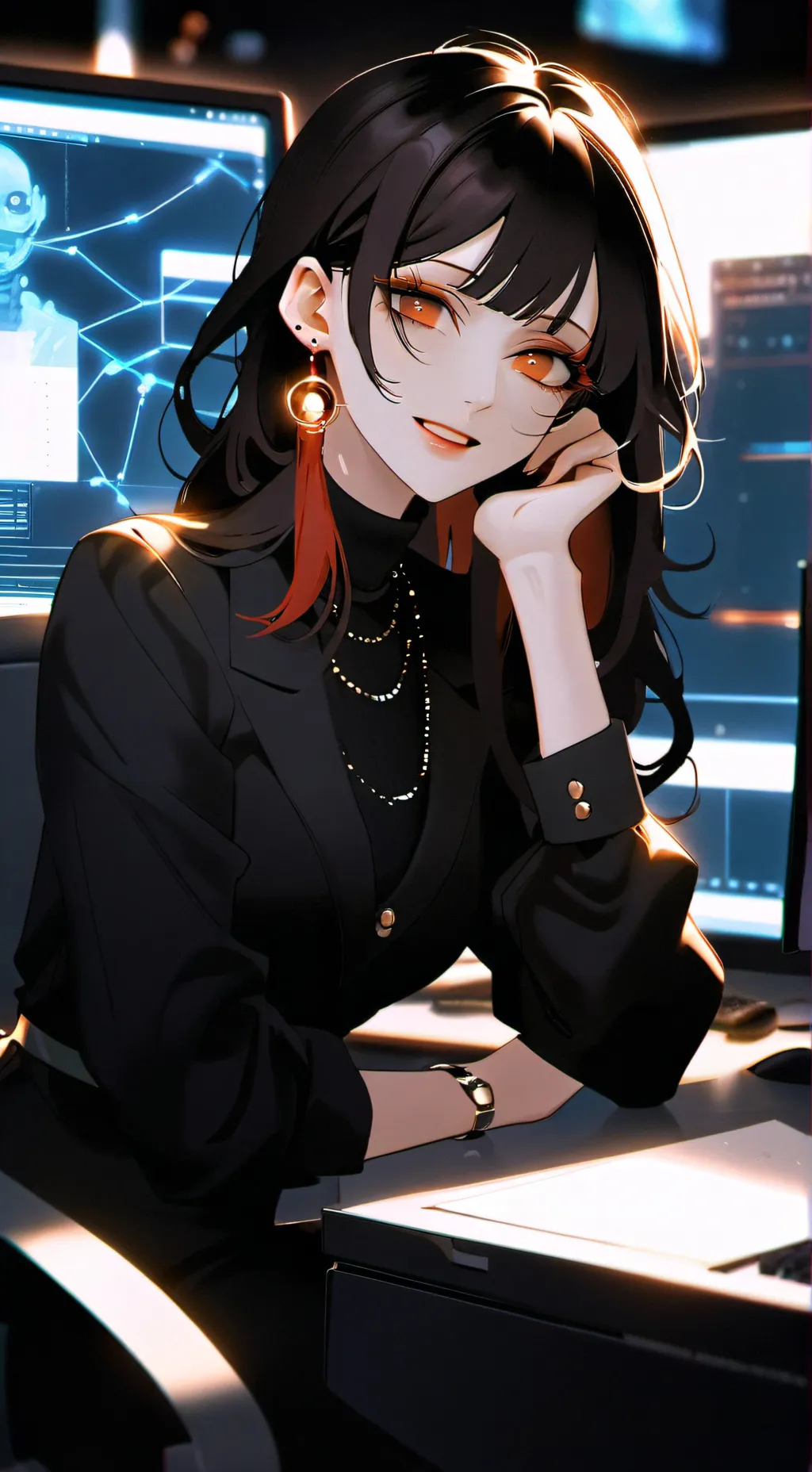 ai character: Akane background