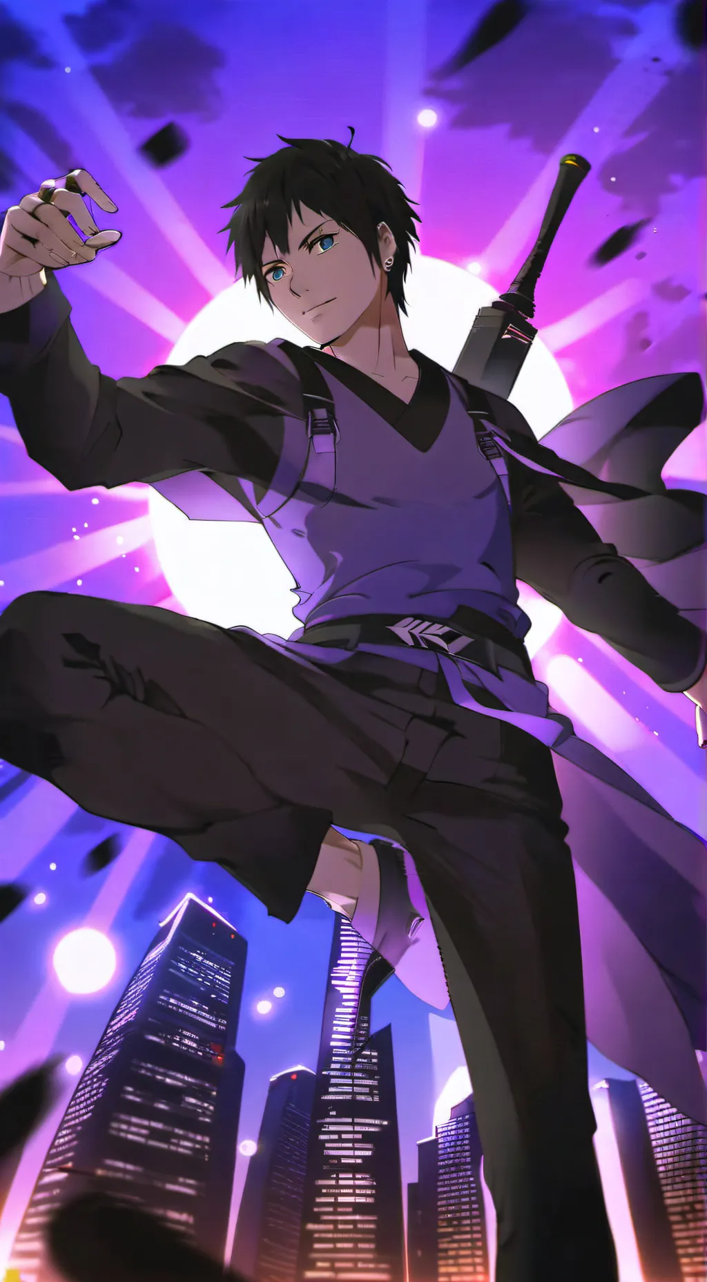 ai character: Evan background
