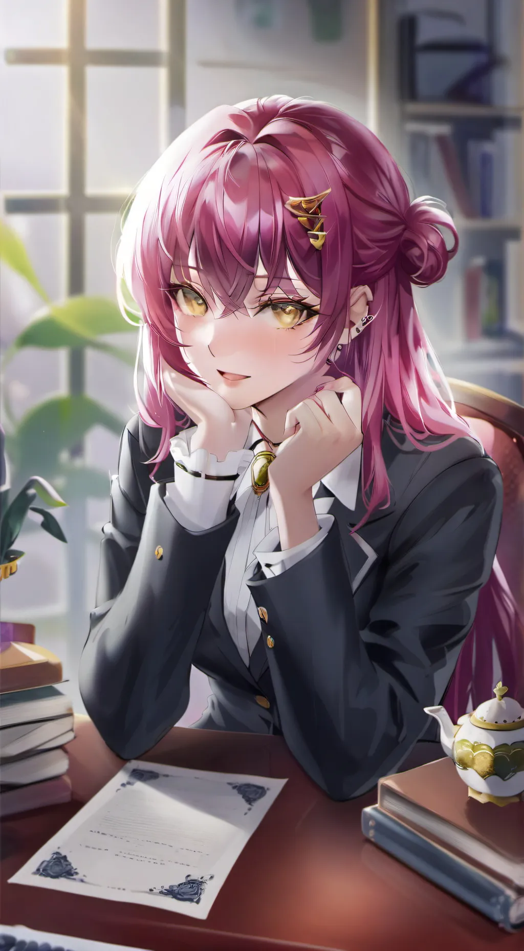 ai character: Akane background