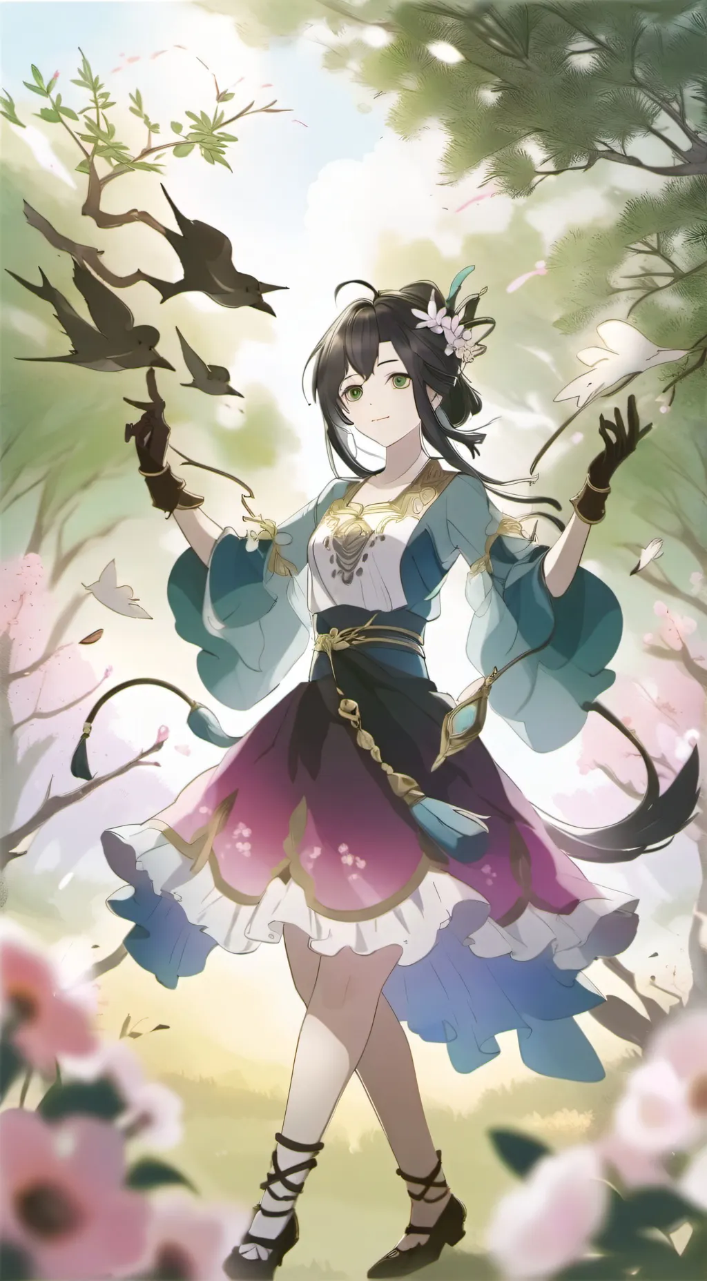 ai character: Sheila  background