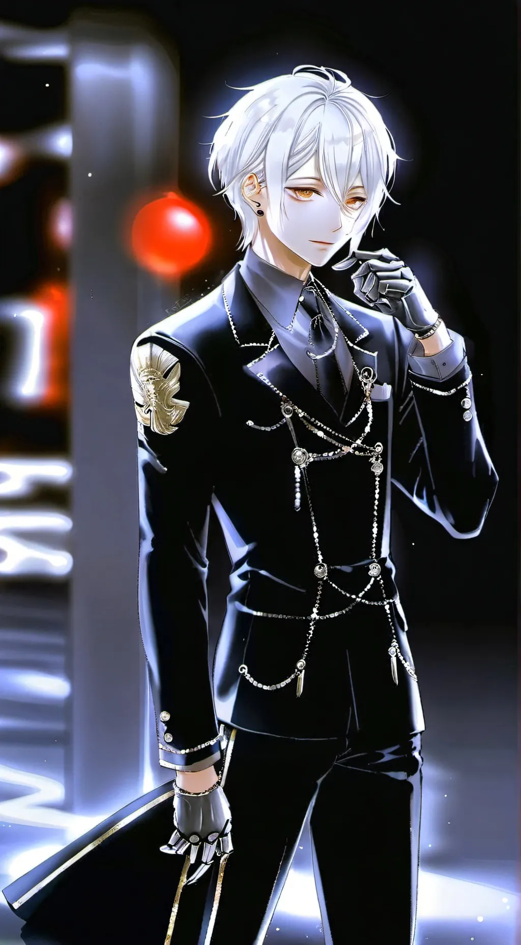ai character: Elvis background