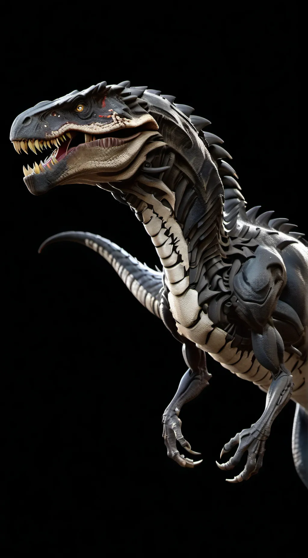 ai character: Indoraptor  background