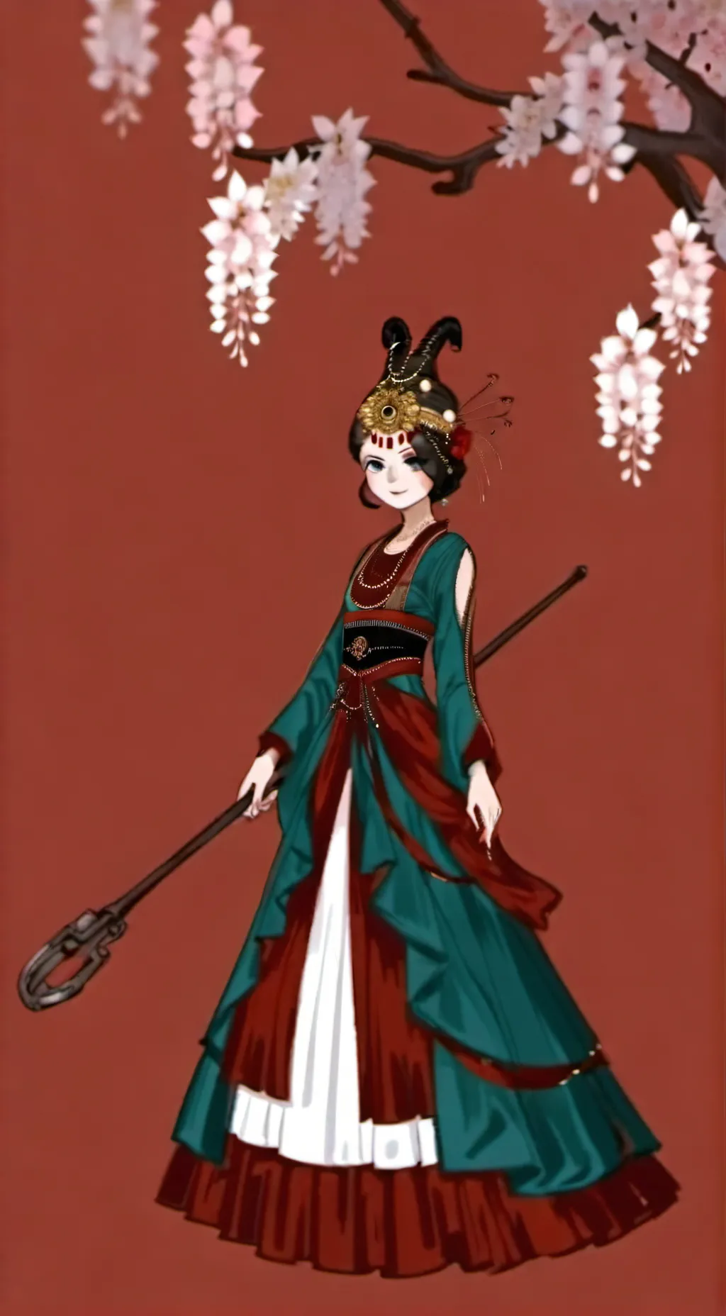 ai character: Princess Dark WM background