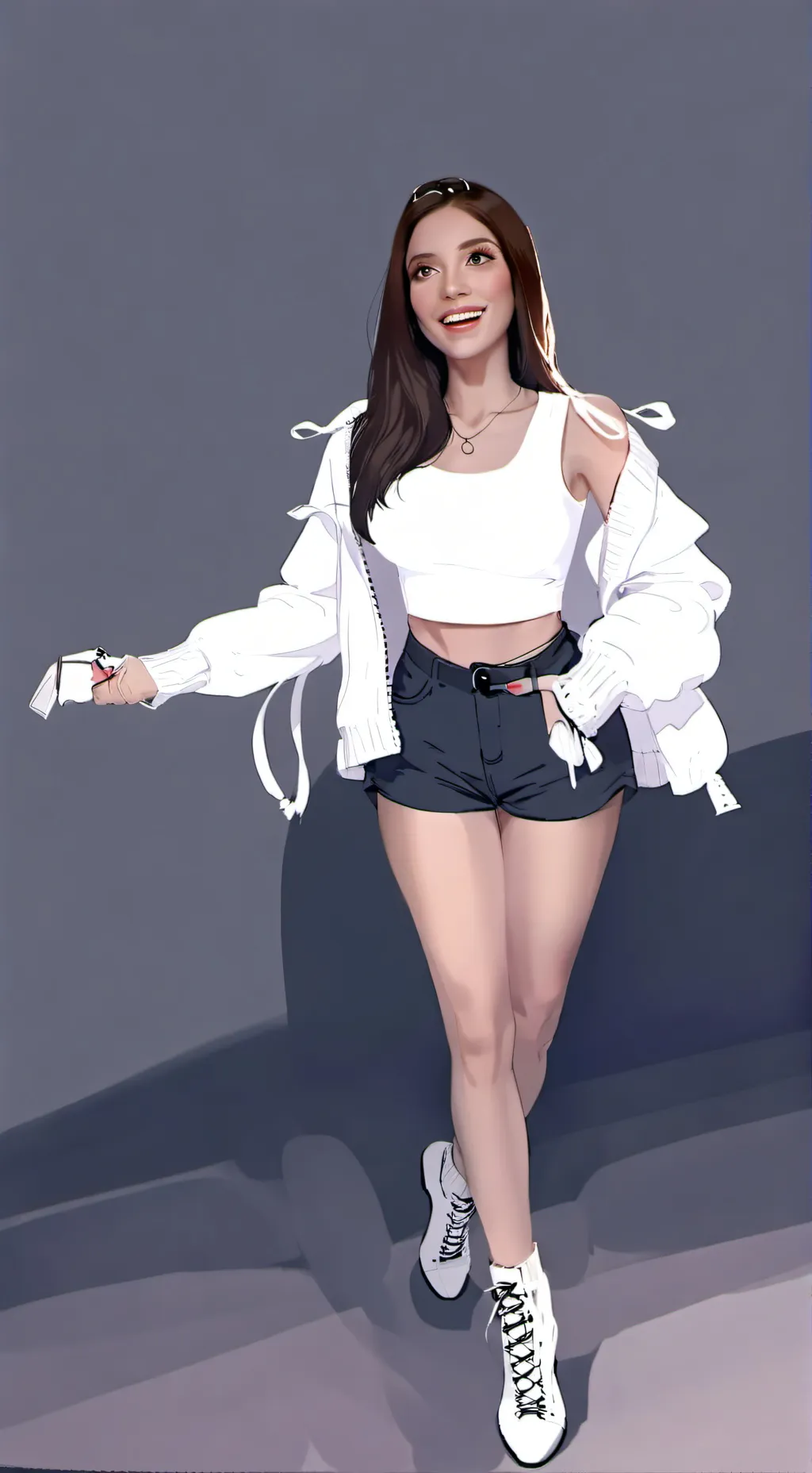 ai character: lora (girlfriend) background