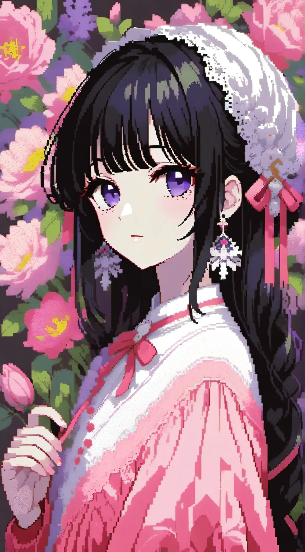 ai character: Мона background