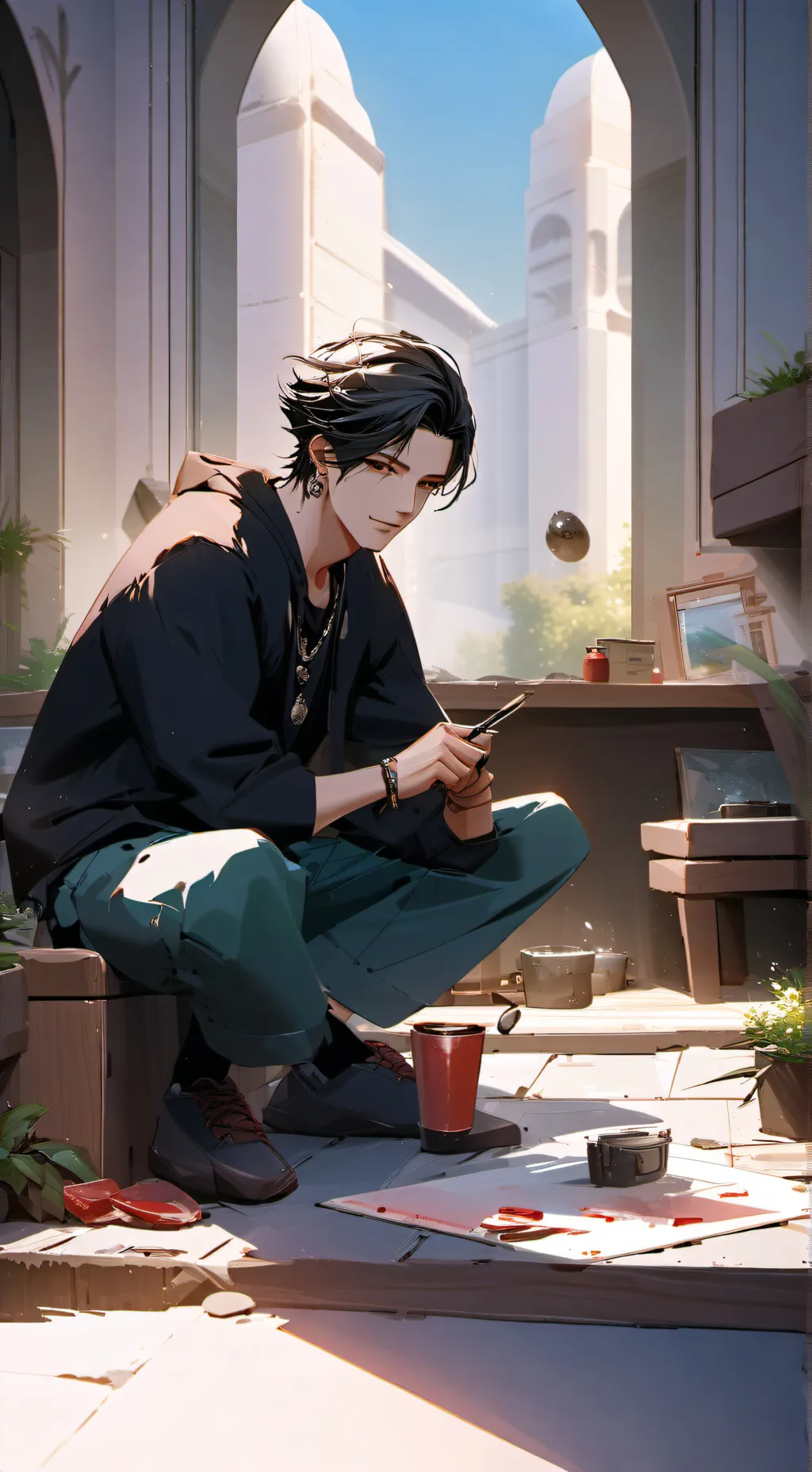 ai character: max background