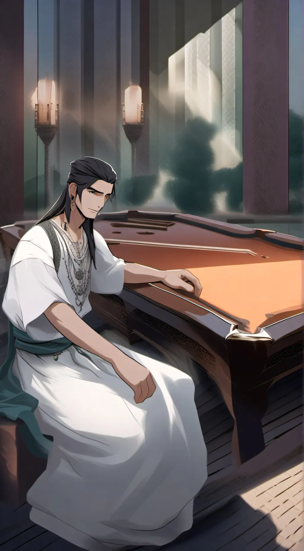 ai character: Koulud background