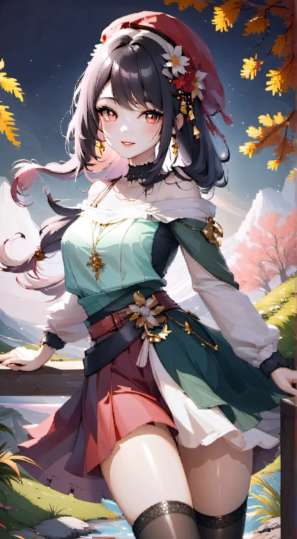 ai character: Ana Catalina  background