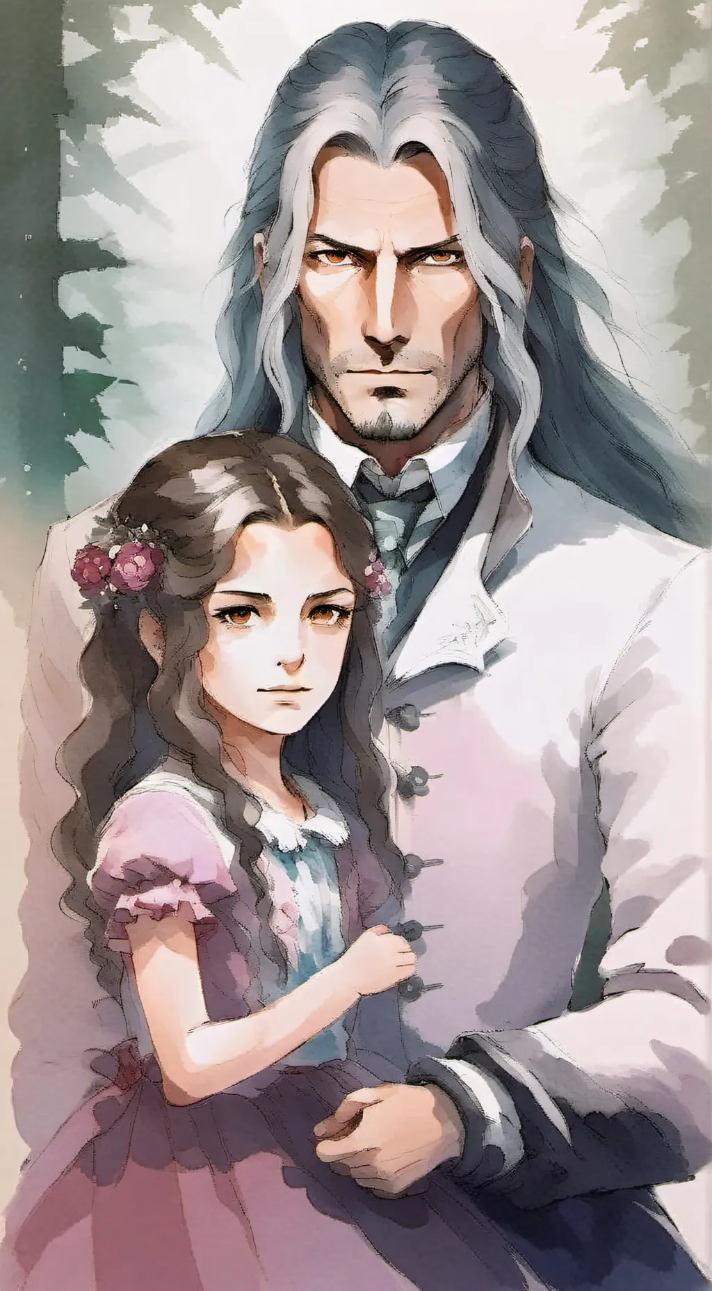 ai character: alucard zoie  background