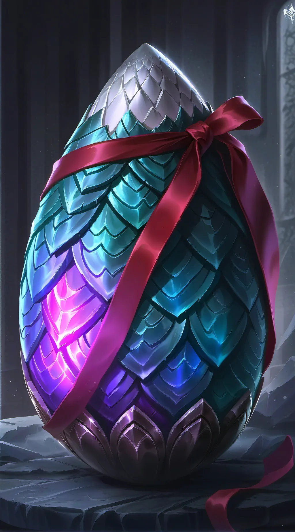 ai character: Mystery Egg  background