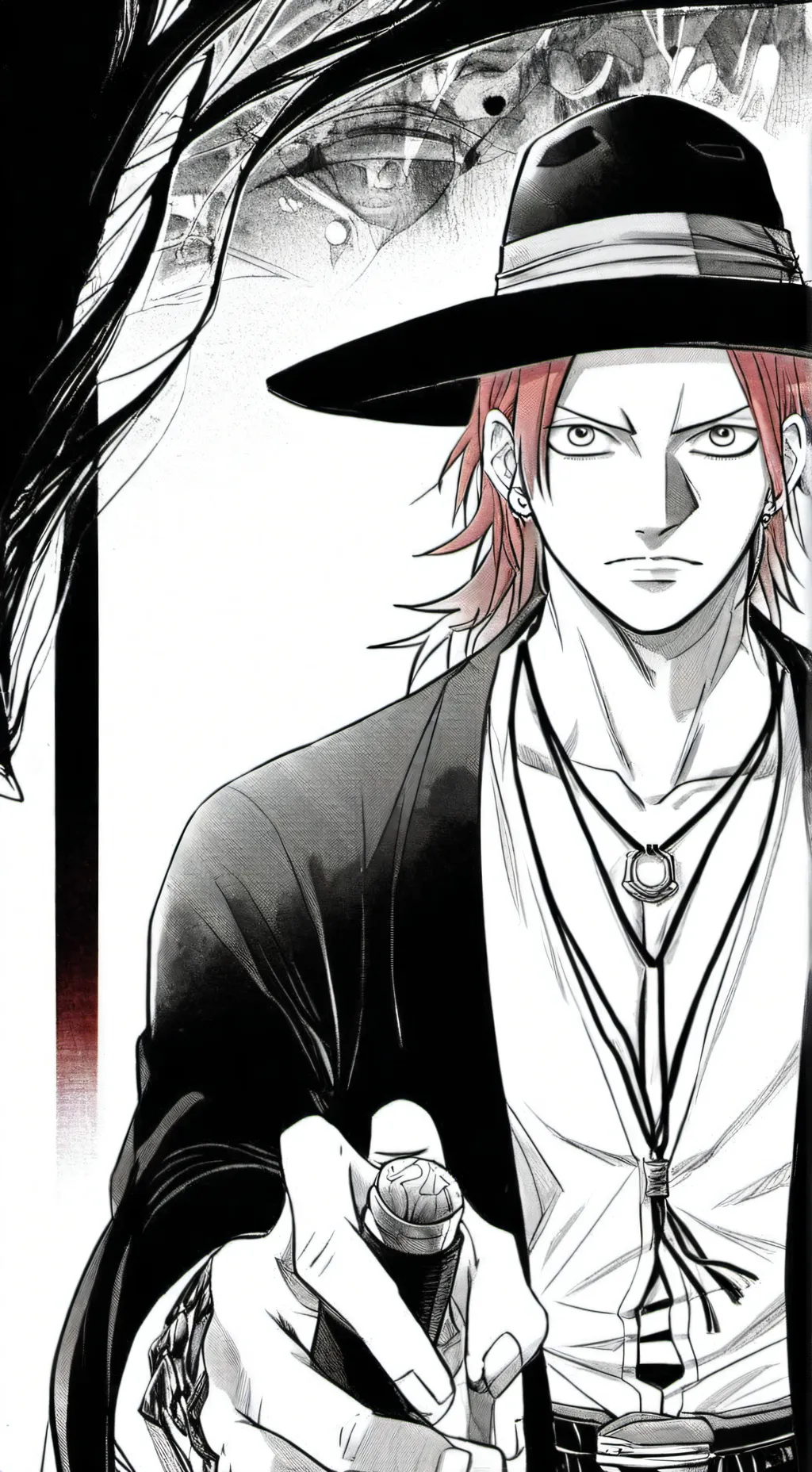 ai character: shanks  background